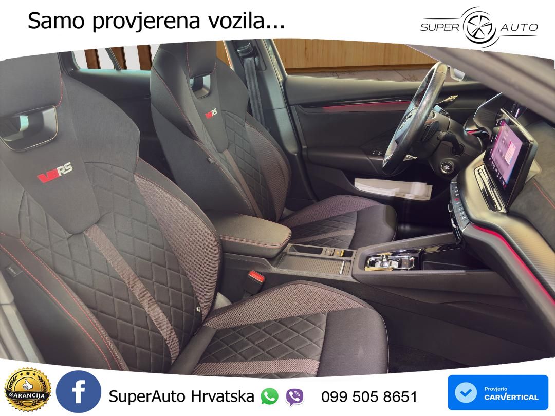 Škoda Octavia Combi RS 2.0 TSI (245 KS) DSG LED+GR SJED+ACC