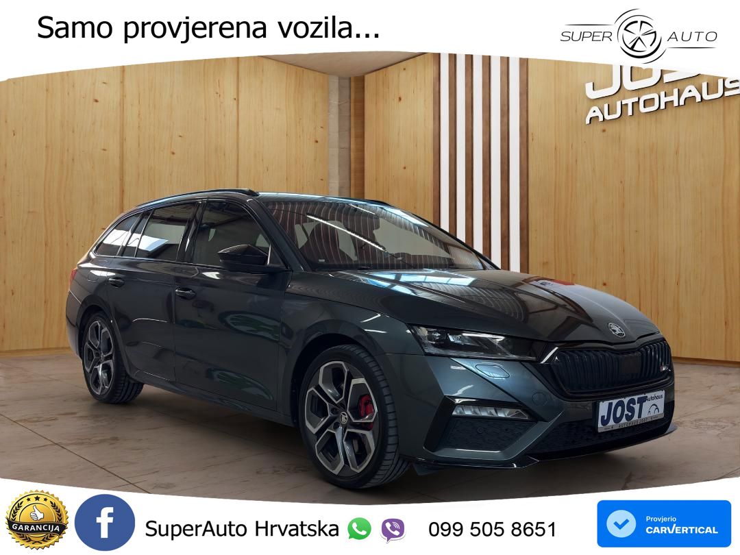 Škoda Octavia Combi RS 2.0 TSI (245 KS) DSG LED+GR SJED+ACC