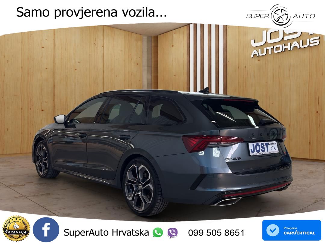 Škoda Octavia Combi RS 2.0 TSI (245 KS) DSG LED+GR SJED+ACC