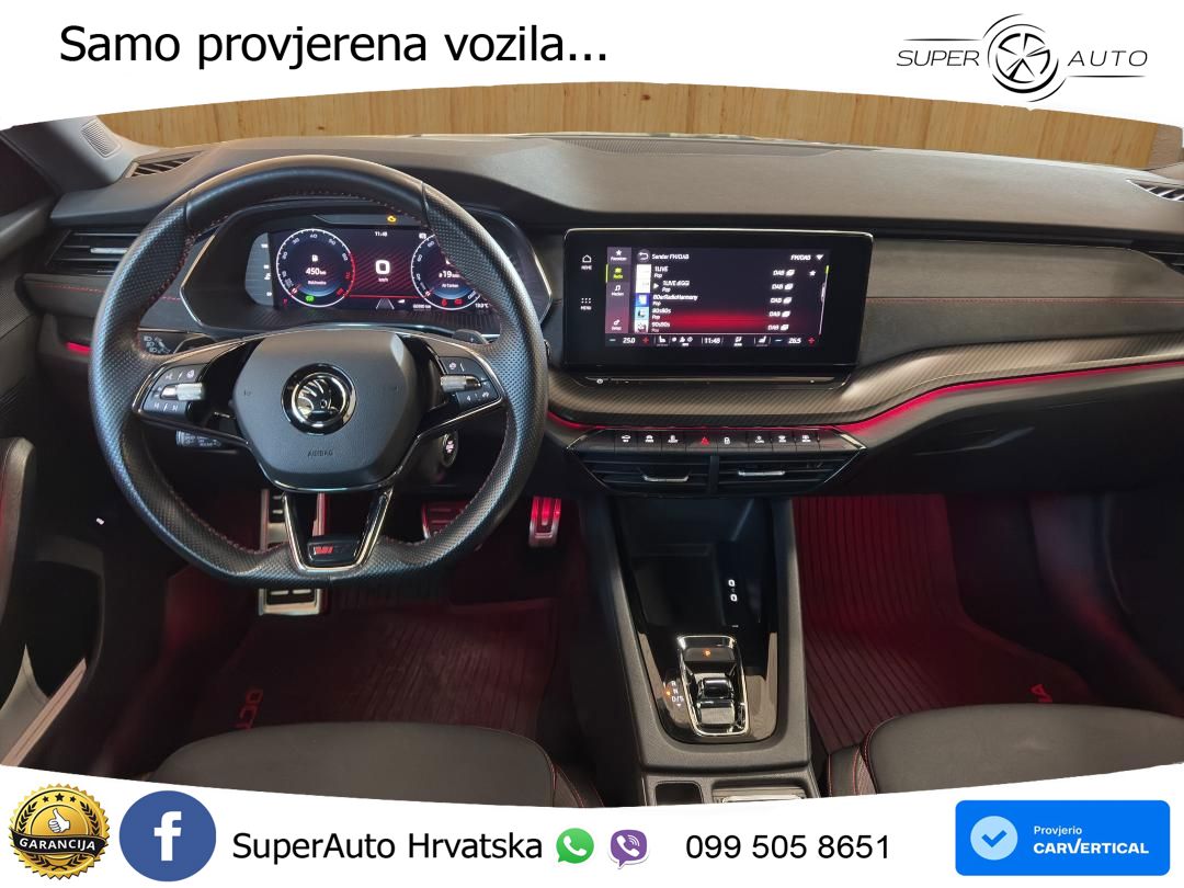 Škoda Octavia Combi RS 2.0 TSI (245 KS) DSG LED+GR SJED+ACC