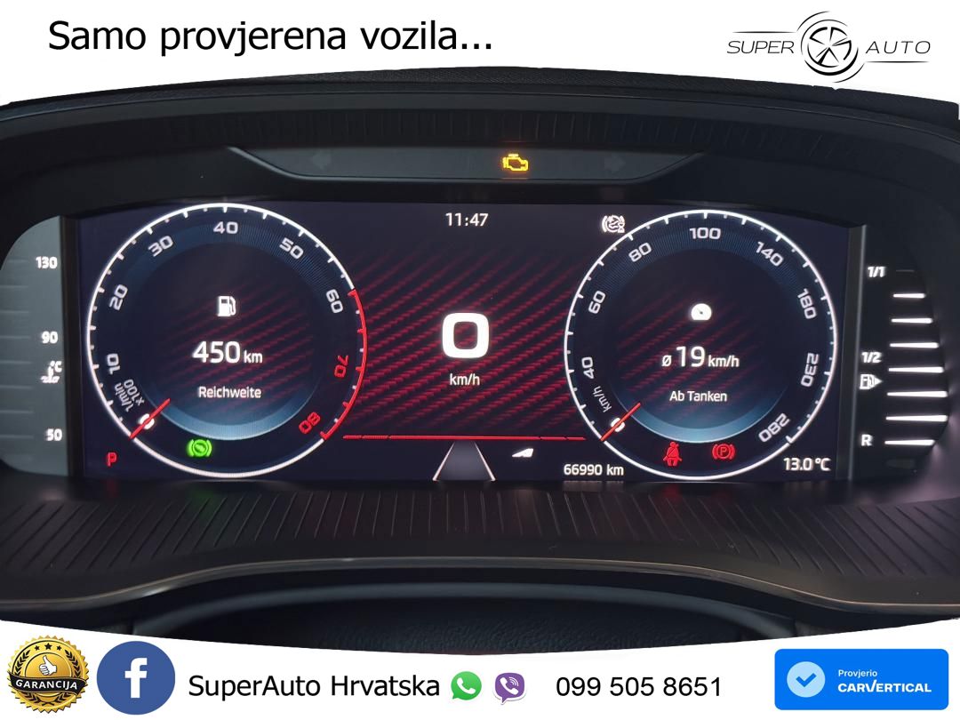 Škoda Octavia Combi RS 2.0 TSI (245 KS) DSG LED+GR SJED+ACC