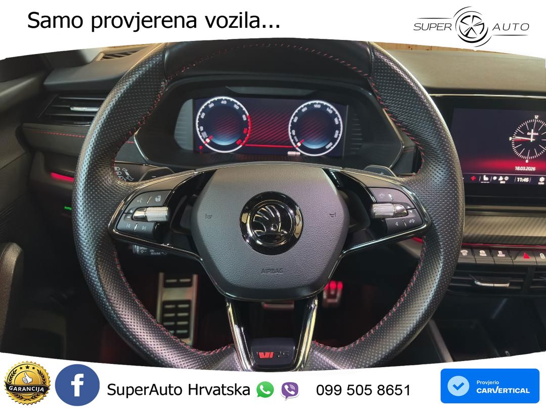 Škoda Octavia Combi RS 2.0 TSI (245 KS) DSG LED+GR SJED+ACC