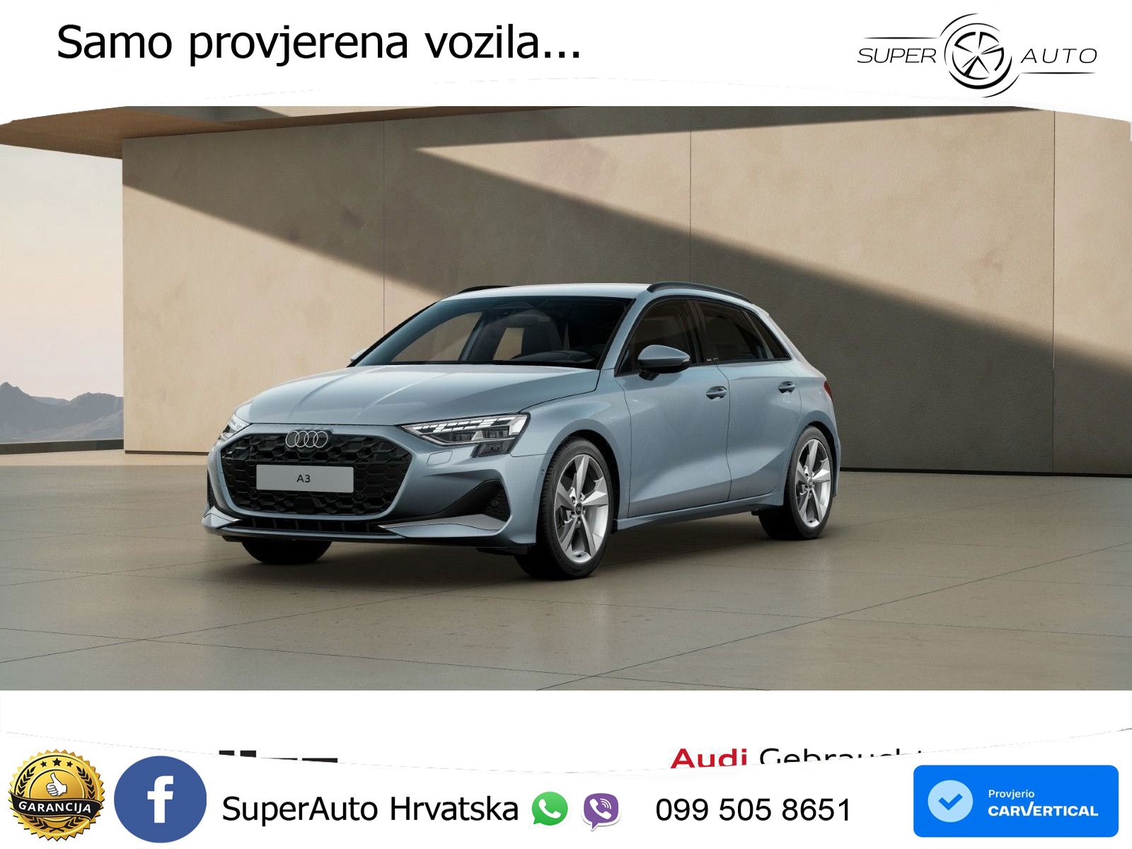 Audi A3 30 TDI (116 KS) advanced LED+GR SJED+ACC