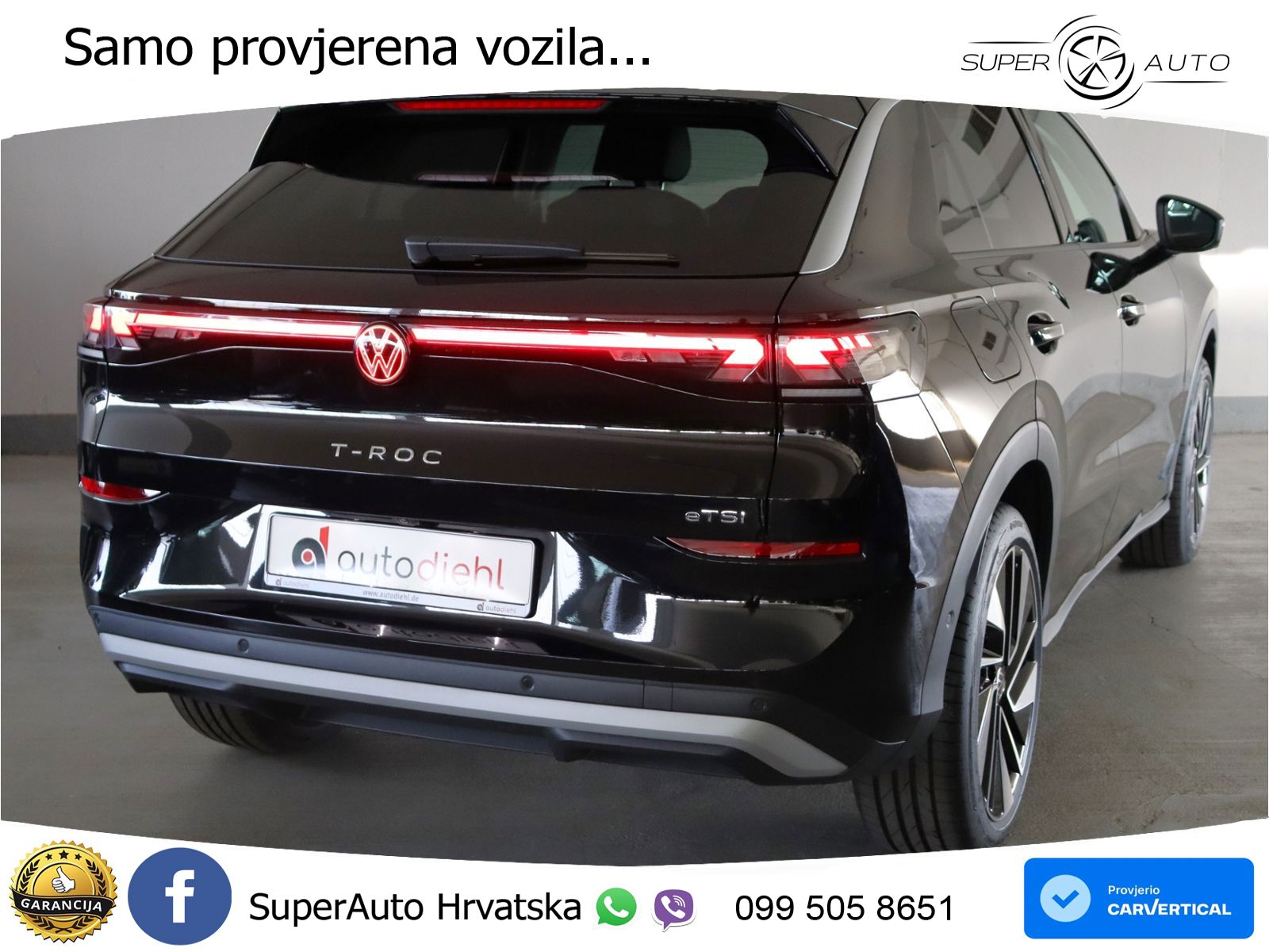 Volkswagen T-Roc 1.5 eTSI (150 KS)  DSG LED+GR SJED+ACC