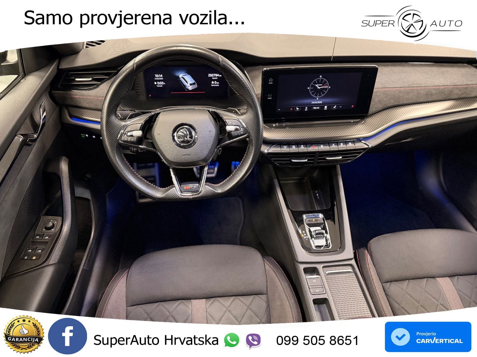 Škoda Octavia Combi RS 2.0 TDI (200 KS) DSG LED+GR SJED+ACC
