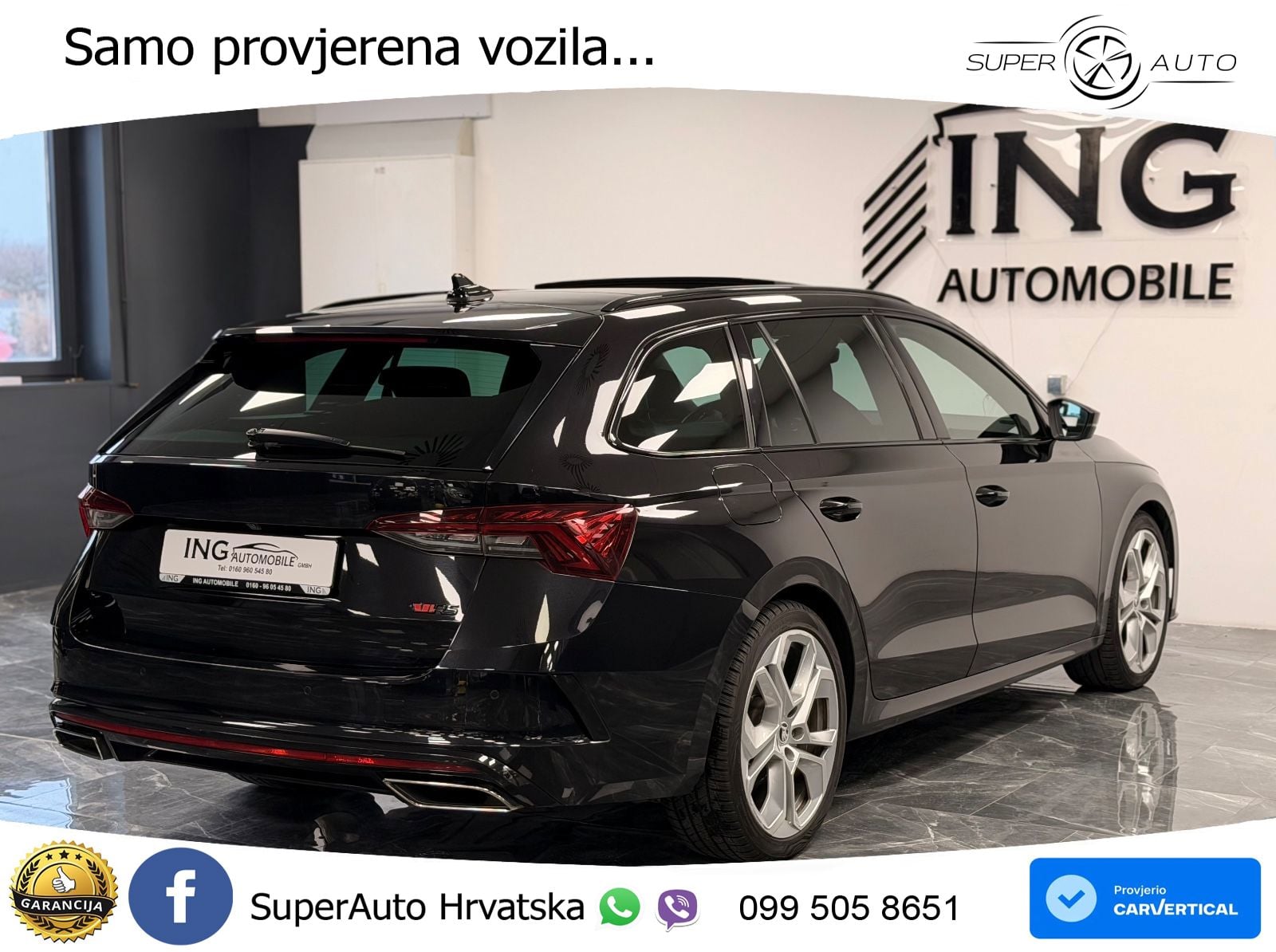 Škoda Octavia Combi RS 2.0 TDI (200 KS) DSG LED+GR SJED+ACC