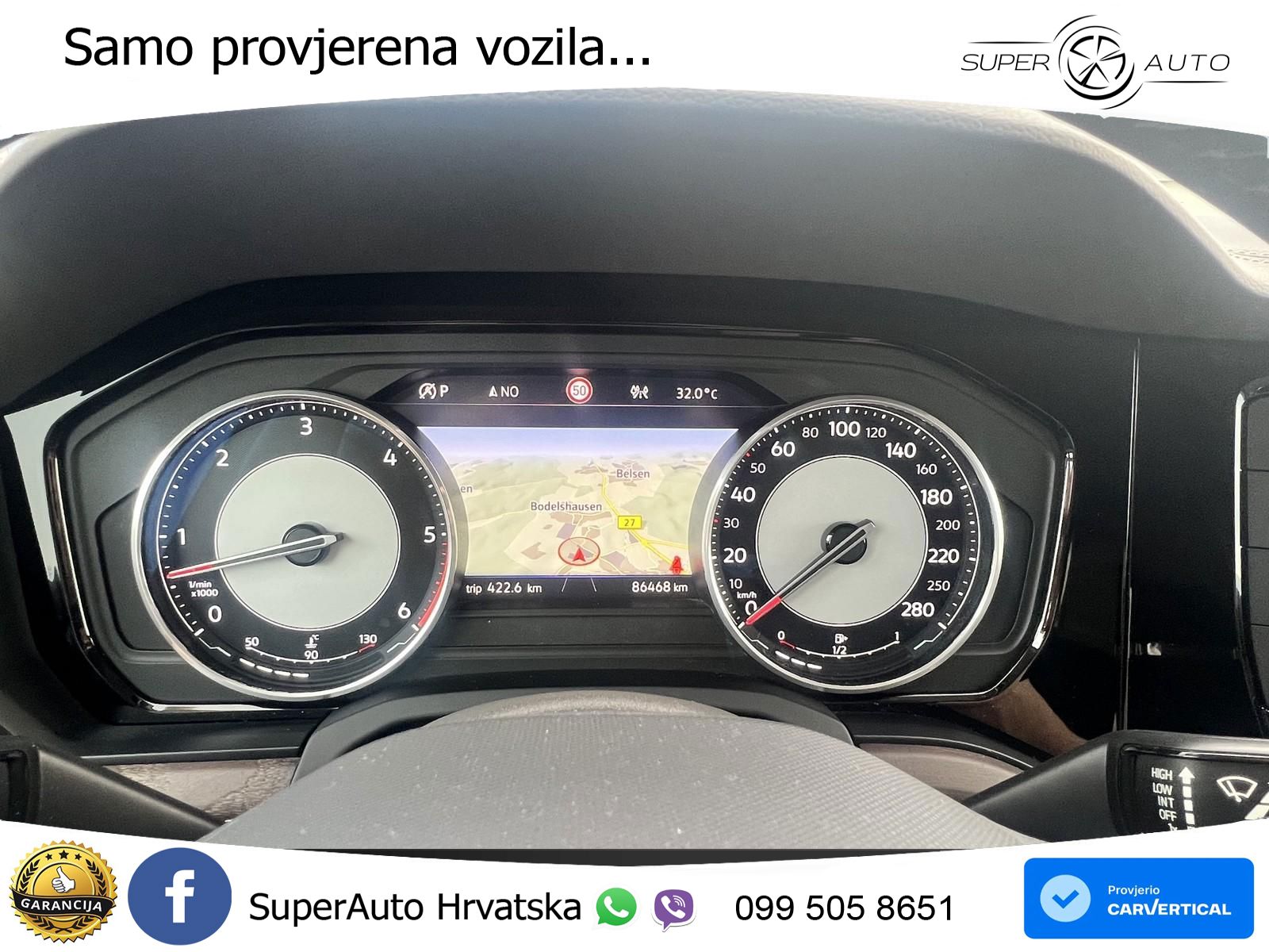 Volkswagen Touareg 3.0 V6 TDI (231 KS) 4MOTION Tiptronic ZRAČNI+ACC+4xGR SJED+KAM
