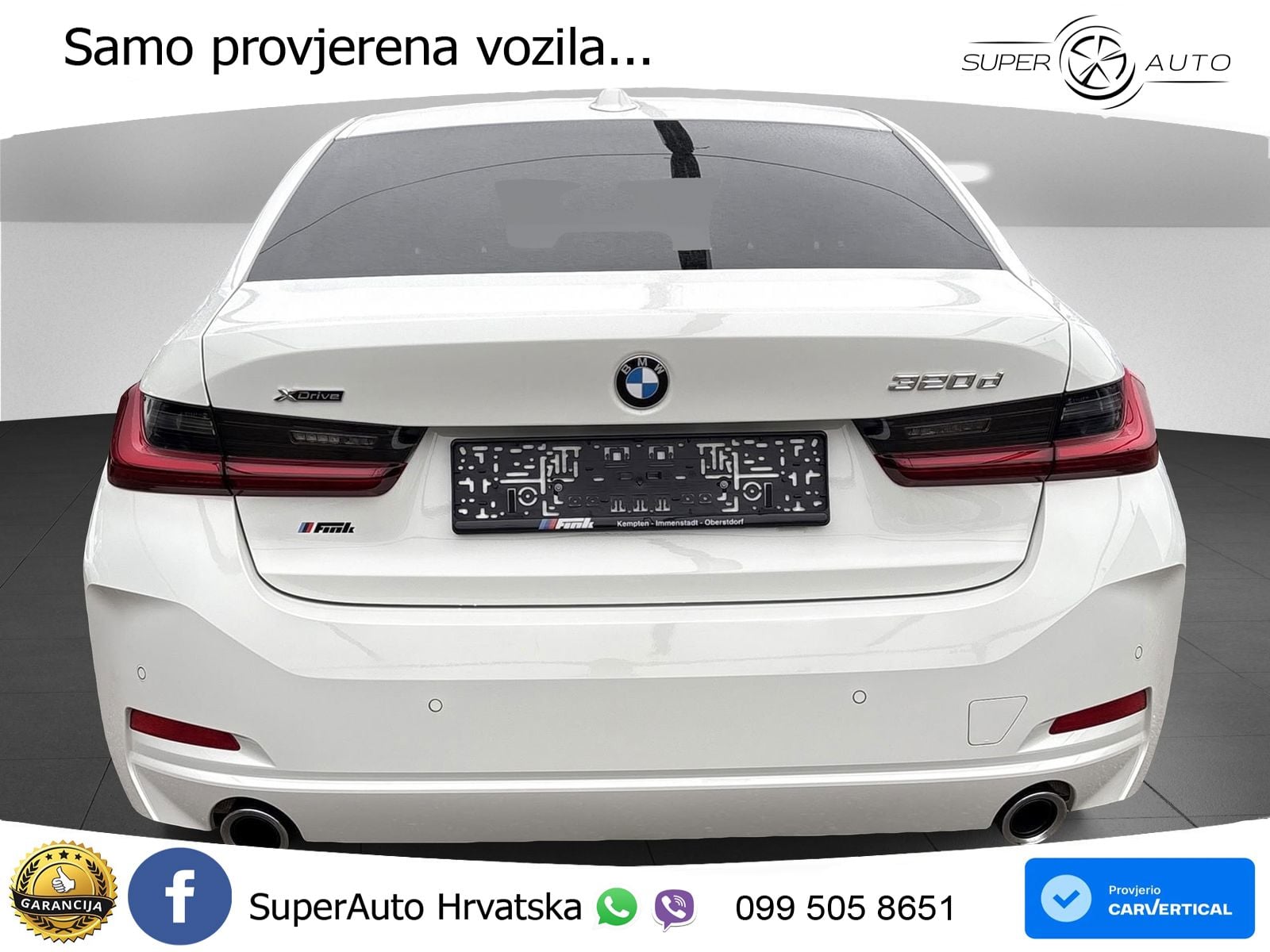 BMW 320d (190 KS) xDrive Steptronic LED+GR SJED+ACC