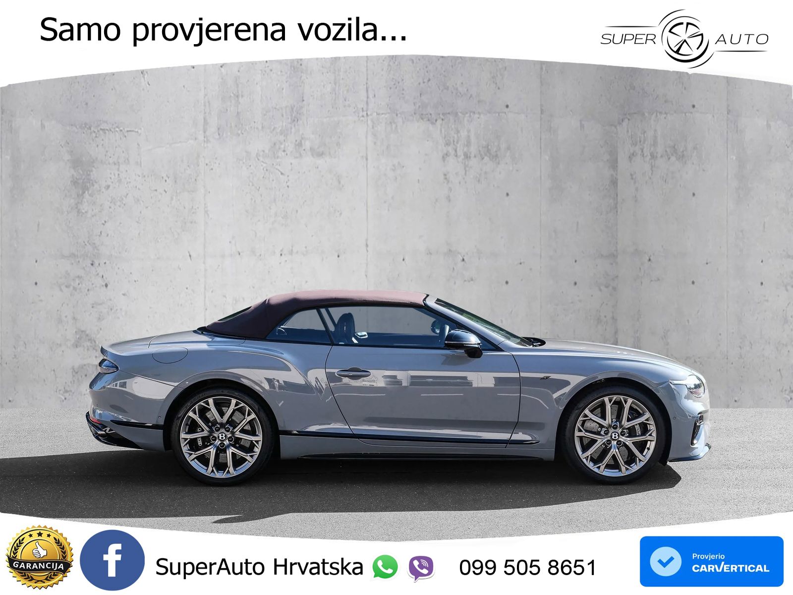 Bentley Continental GTC IV 4.0 V8 TFSi (680 KS) AWD DCT ZRAČNI+ACC+GR SJED+KAM