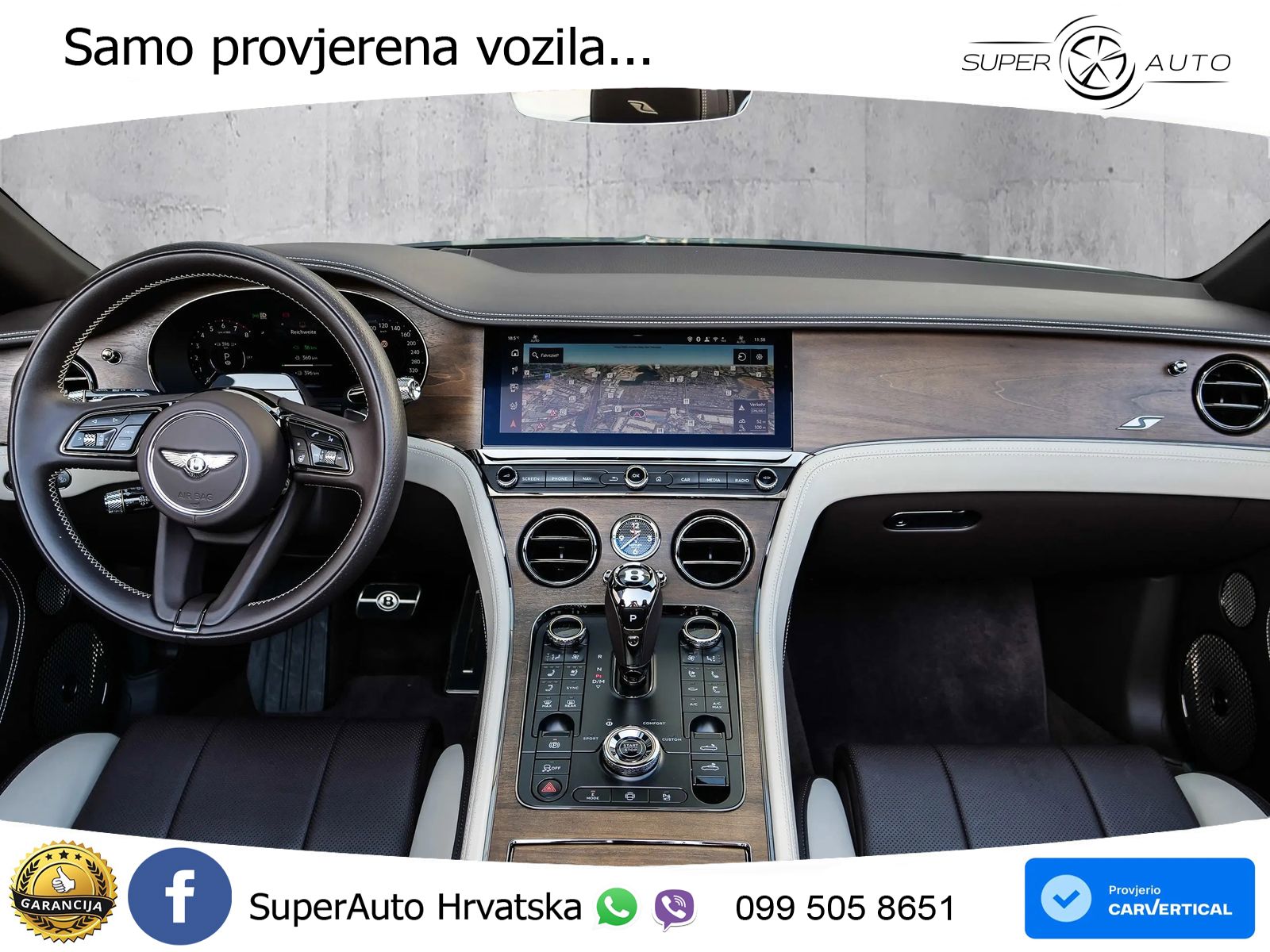 Bentley Continental GTC IV 4.0 V8 TFSi (680 KS) AWD DCT ZRAČNI+ACC+GR SJED+KAM