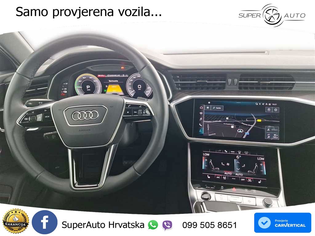 Audi A6 50 TFSIe (299 KS) quattro ultra S tronic LED+GR SJED+ACC