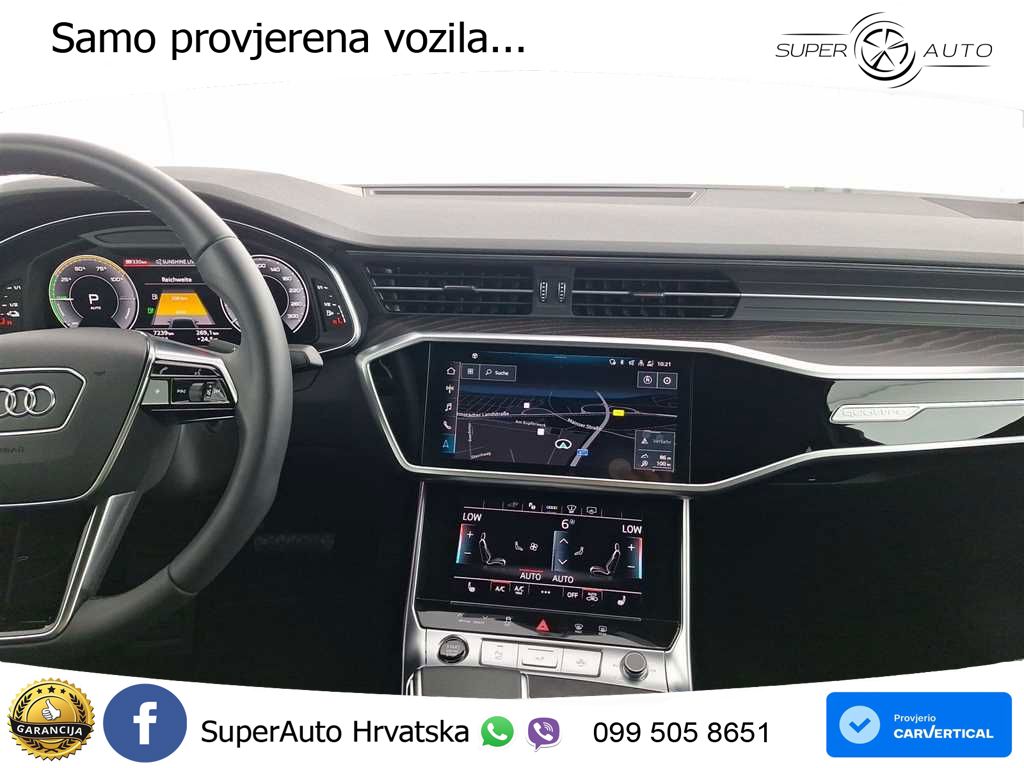 Audi A6 50 TFSIe (299 KS) quattro ultra S tronic LED+GR SJED+ACC