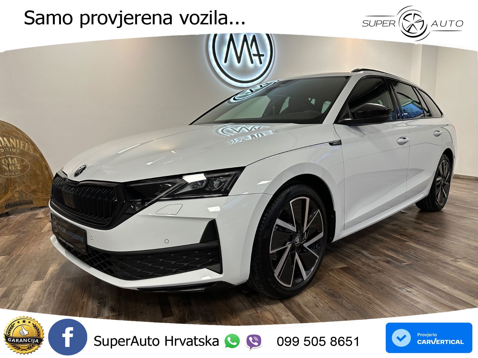 Škoda Octavia Combi 2.0 TDI (150 KS) DSG SportLine LED+GR SJED+ACC
