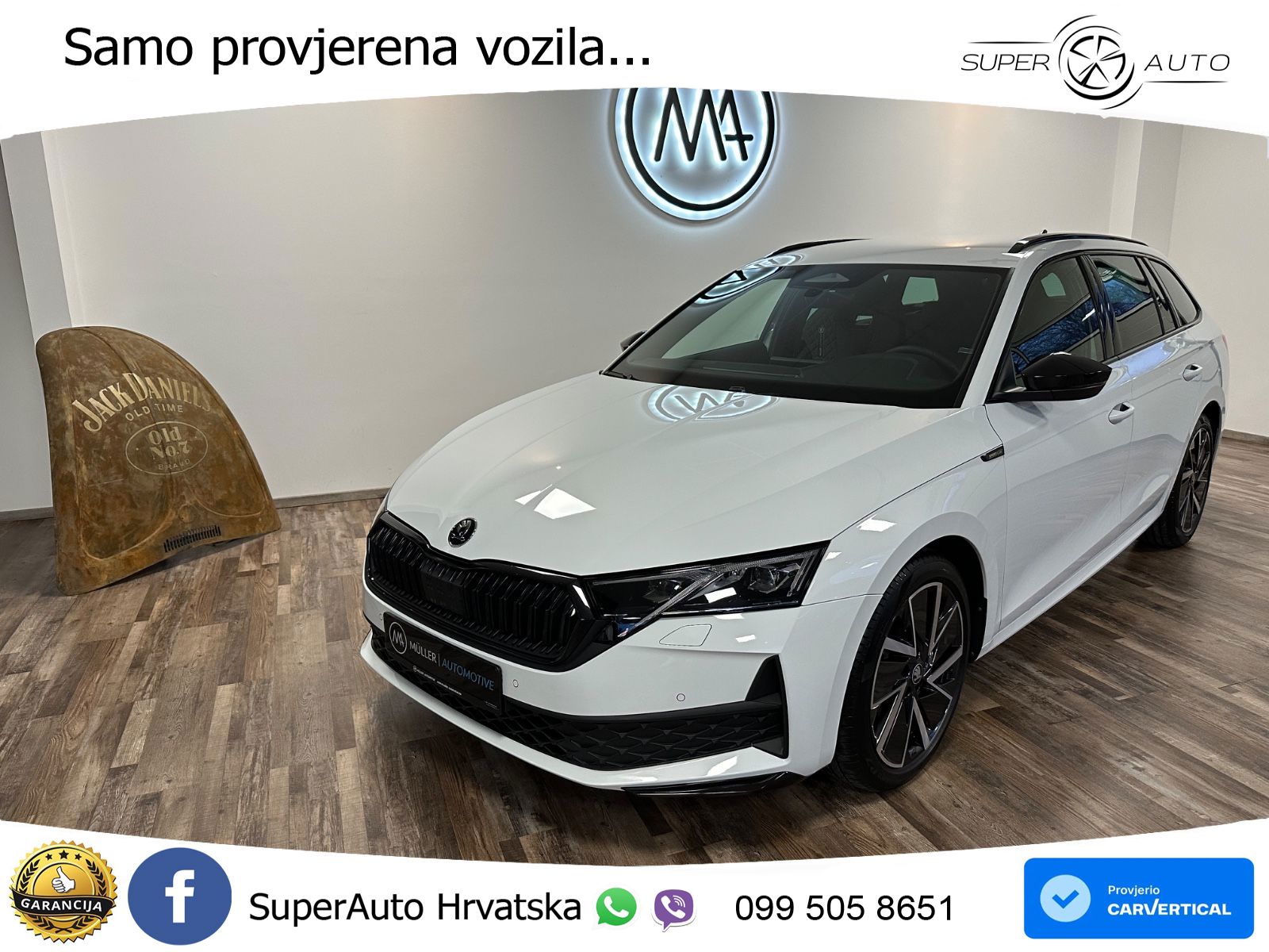 Škoda Octavia Combi 2.0 TDI (150 KS) DSG SportLine LED+GR SJED+ACC
