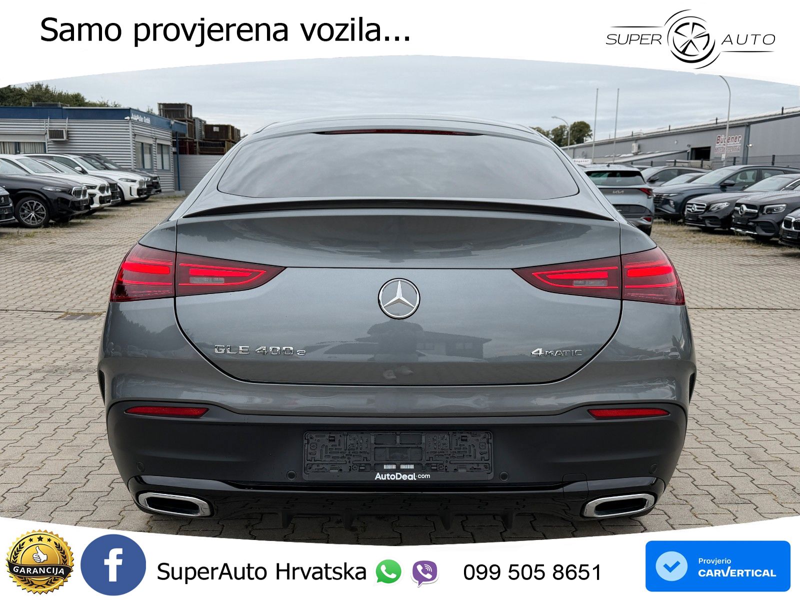 Mercedes GLE Coupe 400e (381 KS) 4MATIC 9G-TRONIC AMG ZRAČNI+ACC+GR SJED+360