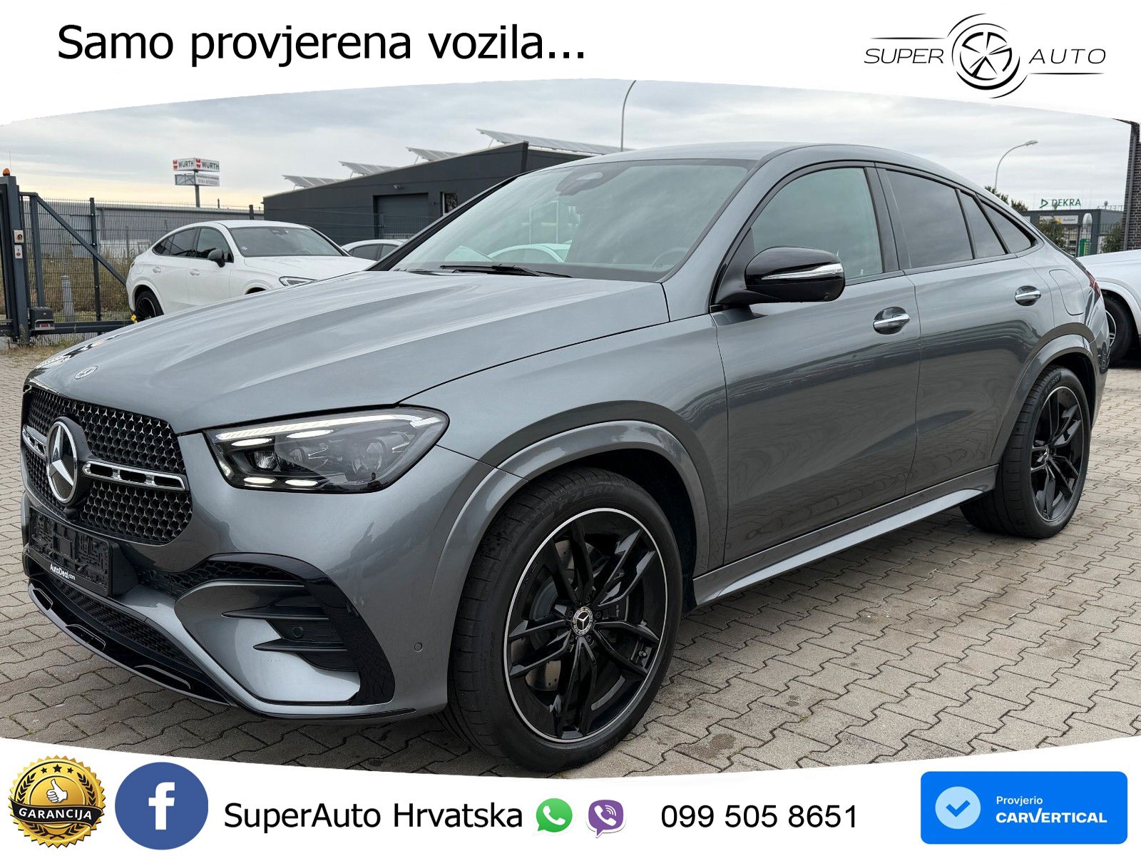Mercedes GLE Coupe 400e (381 KS) 4MATIC 9G-TRONIC AMG ZRAČNI+ACC+GR SJED+360
