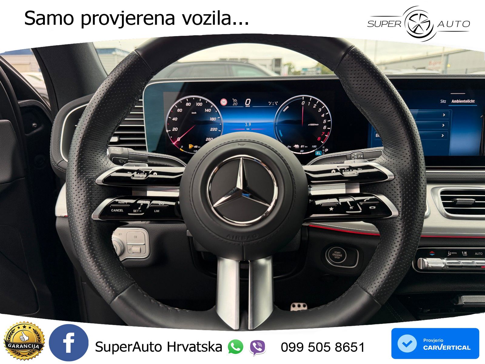 Mercedes GLE Coupe 400e (381 KS) 4MATIC 9G-TRONIC AMG ZRAČNI+ACC+GR SJED+360