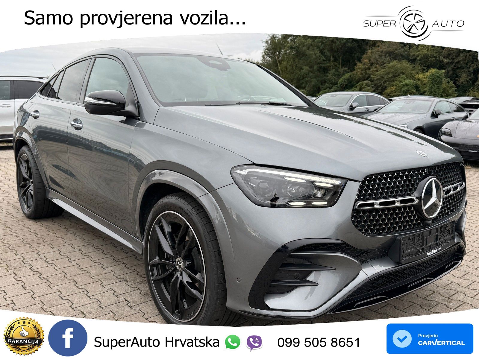 Mercedes GLE Coupe 400e (381 KS) 4MATIC 9G-TRONIC AMG ZRAČNI+ACC+GR SJED+360