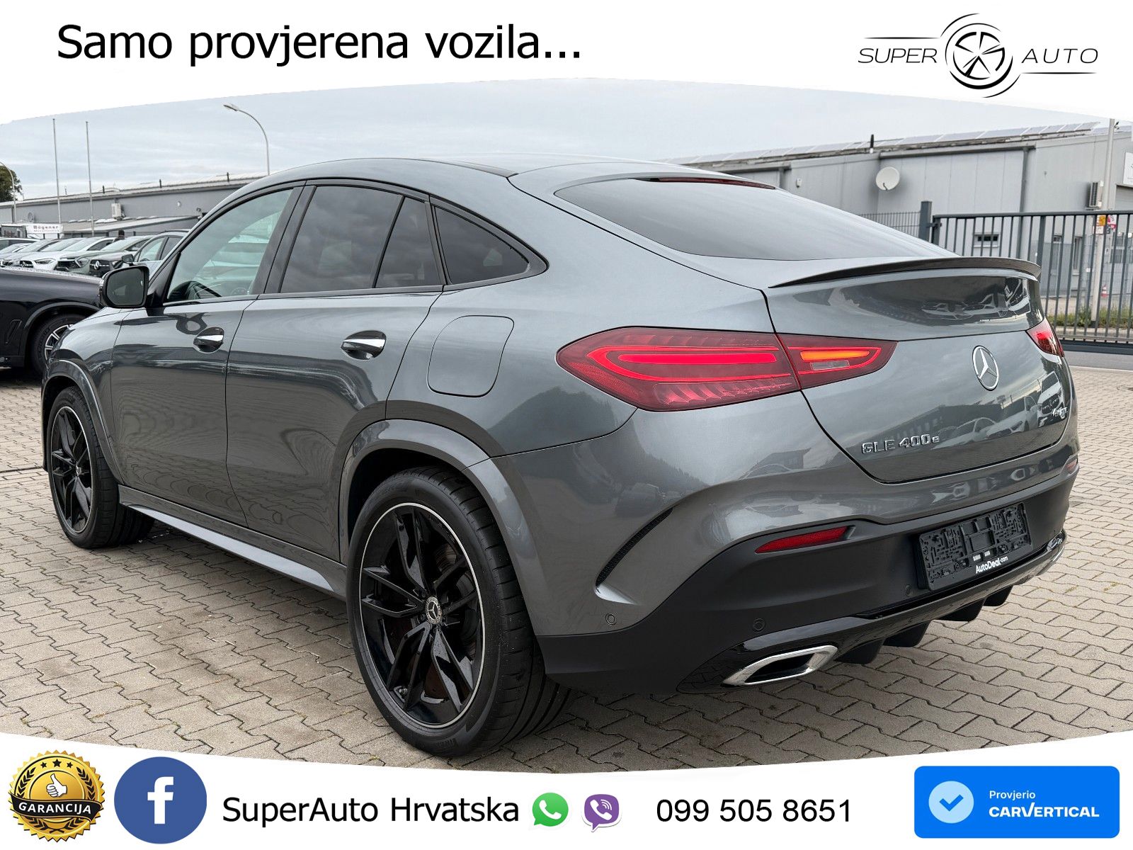 Mercedes GLE Coupe 400e (381 KS) 4MATIC 9G-TRONIC AMG ZRAČNI+ACC+GR SJED+360