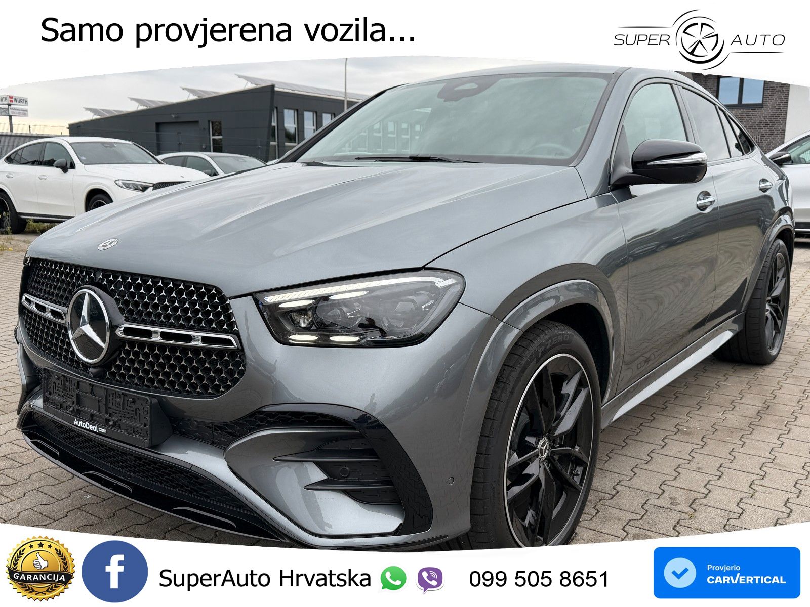 Mercedes GLE Coupe 400e (381 KS) 4MATIC 9G-TRONIC AMG ZRAČNI+ACC+GR SJED+360