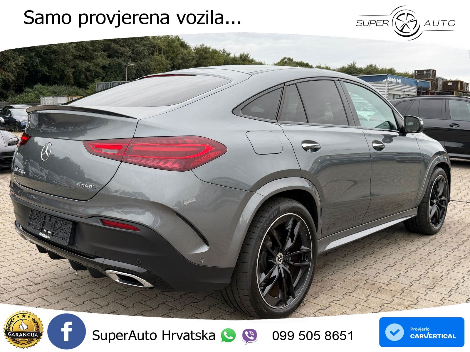 Mercedes GLE Coupe 400e (381 KS) 4MATIC 9G-TRONIC AMG ZRAČNI+ACC+GR SJED+360