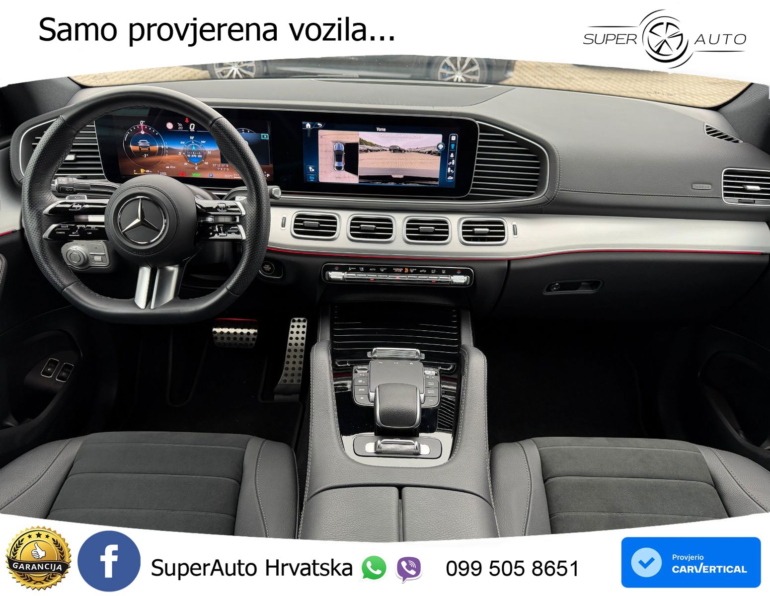 Mercedes GLE Coupe 400e (381 KS) 4MATIC 9G-TRONIC AMG ZRAČNI+ACC+GR SJED+360