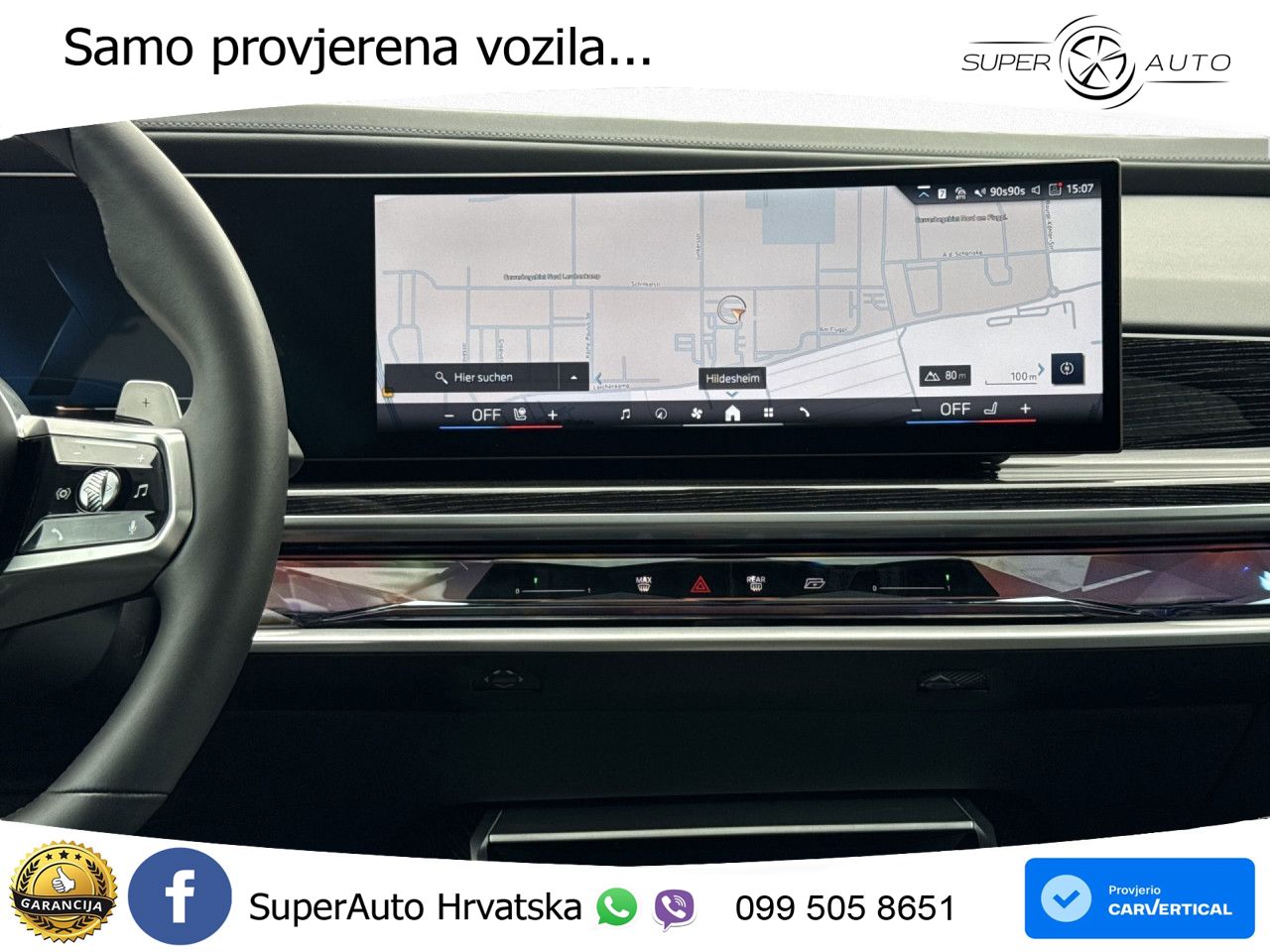 BMW 740d (299 KS) xDrive Steptronic M Sport ZRAČNI+ACC+GR SJED+KAM+PANO