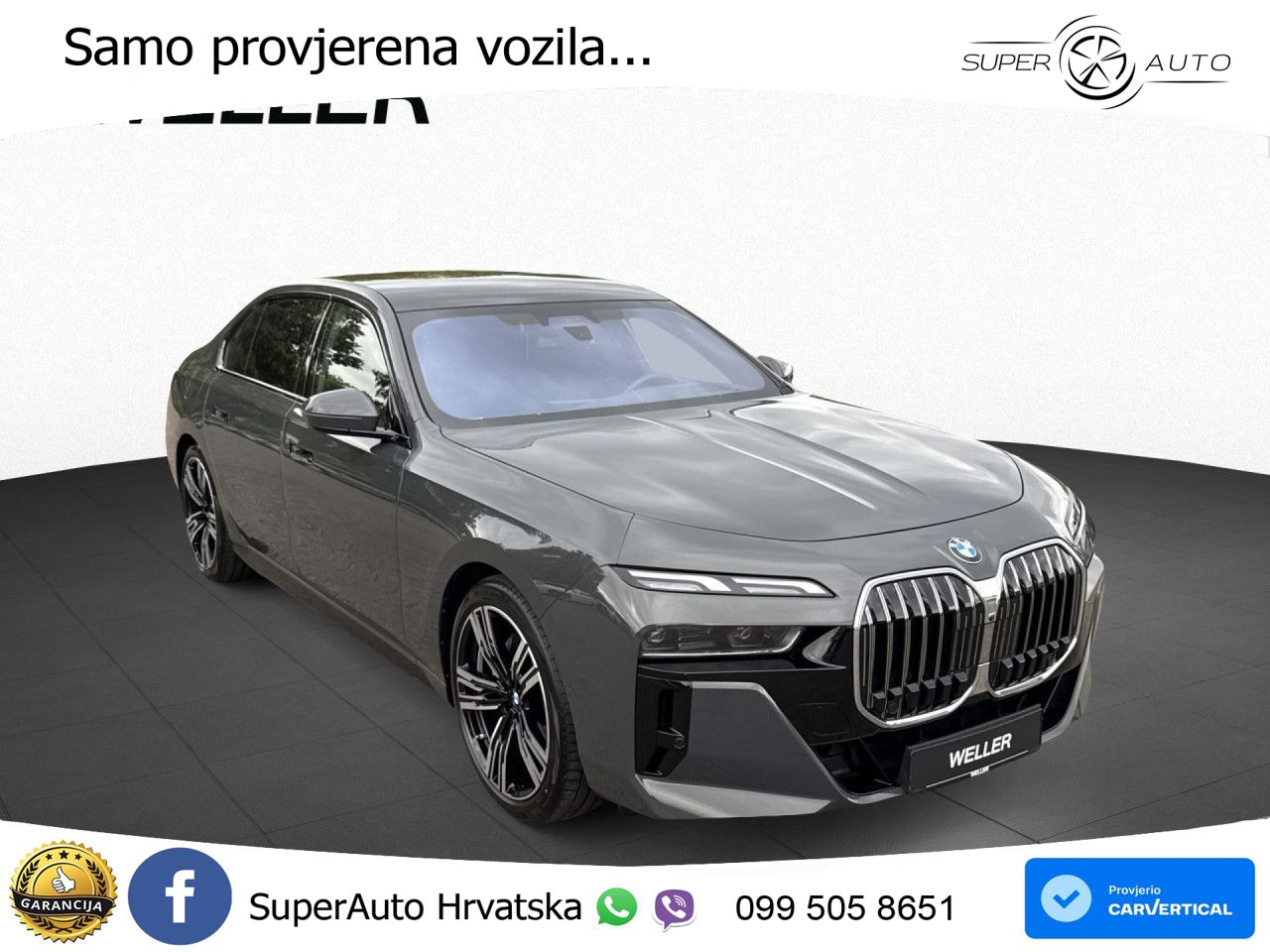BMW 740d (299 KS) xDrive Steptronic M Sport ZRAČNI+ACC+GR SJED+KAM+PANO