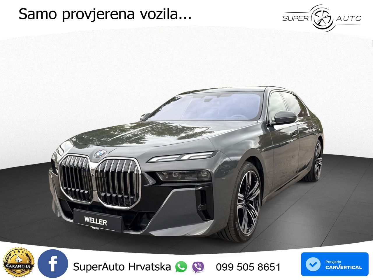 BMW 740d (299 KS) xDrive Steptronic M Sport ZRAČNI+ACC+GR SJED+KAM+PANO