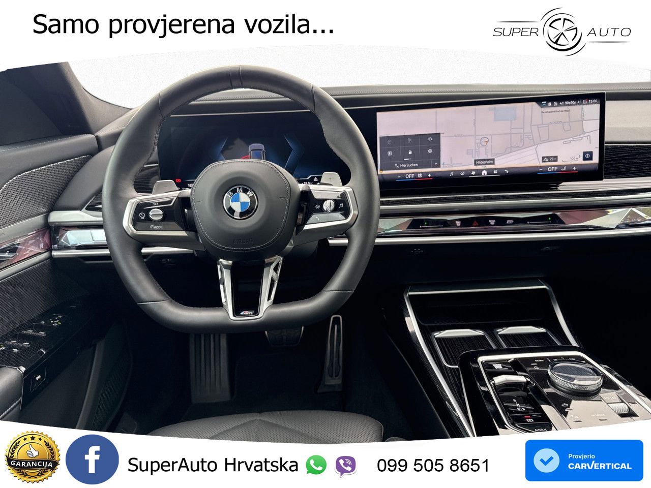 BMW 740d (299 KS) xDrive Steptronic M Sport ZRAČNI+ACC+GR SJED+KAM+PANO