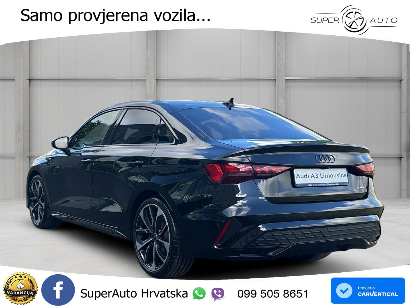 Audi A3 Limuzina 40 TFSI (204 KS) quattro S tronic S line LED+GR SJED+ACC