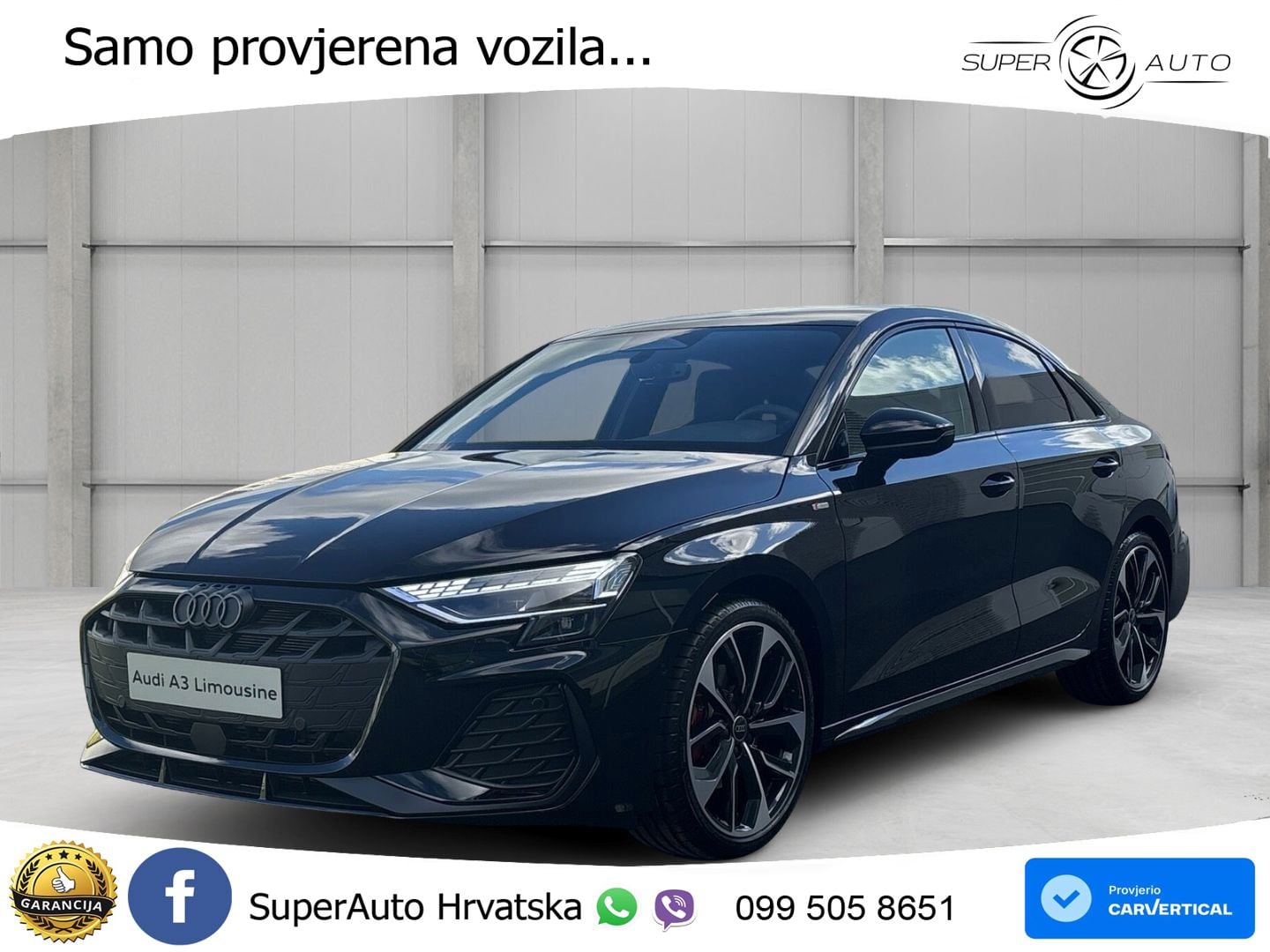 Audi A3 Limuzina 40 TFSI (204 KS) quattro S tronic S line LED+GR SJED+ACC