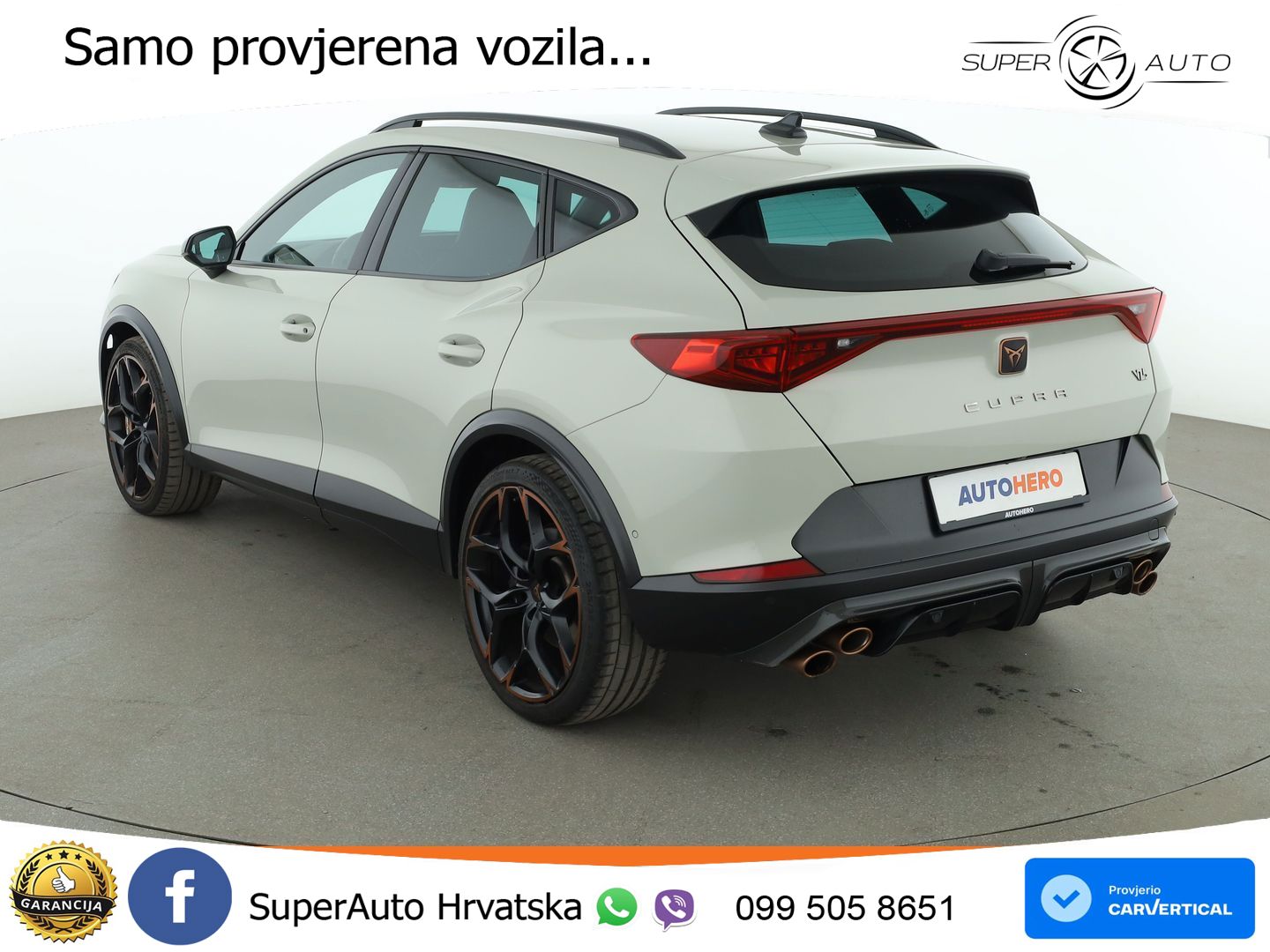 Cupra Formentor VZ5 2.5 TSI (390 KS) 4Drive DSG MATRIX+GR SJED+KAM