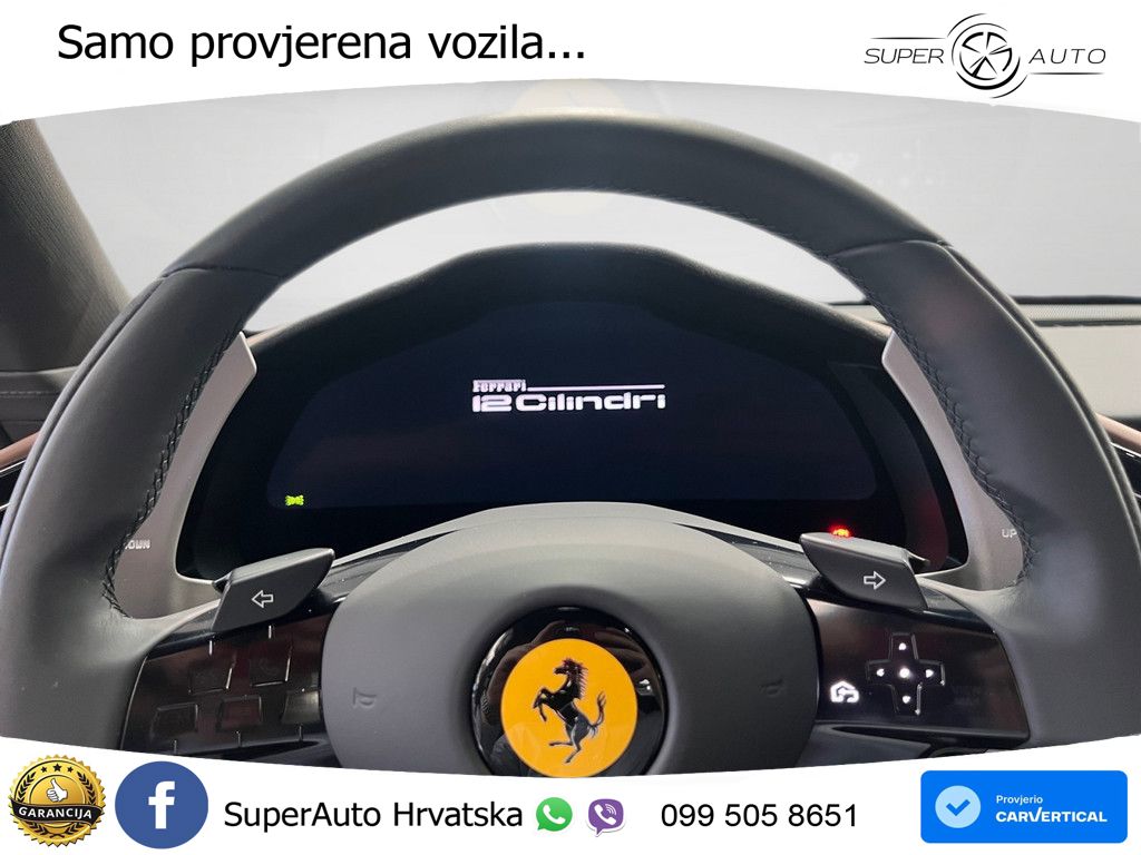Ferrari 12Cilindri Spider 6.5 V12 (830 KS) F1 DCT LED+ACC