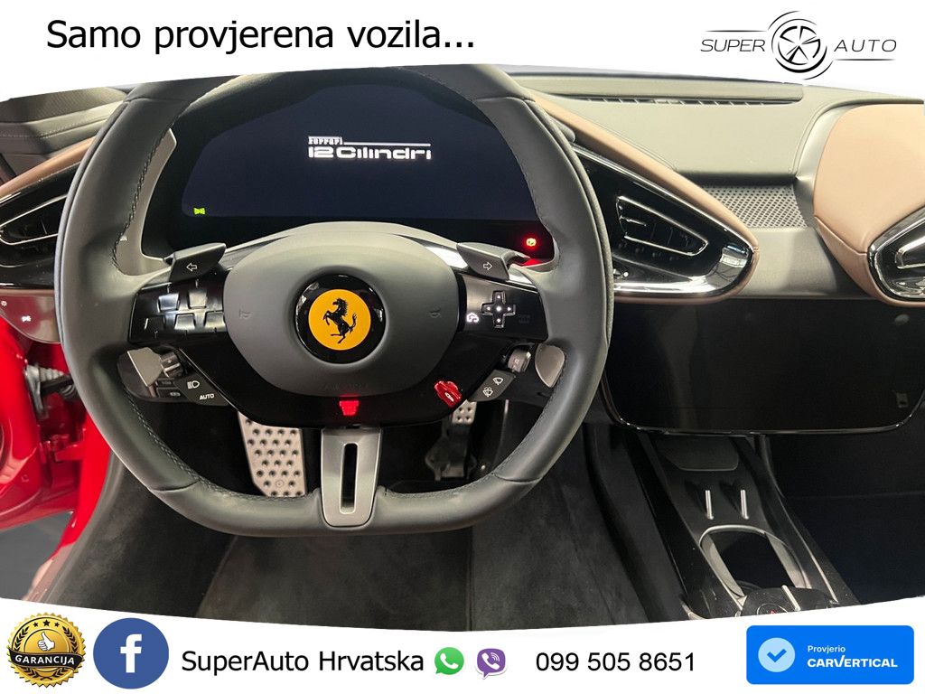 Ferrari 12Cilindri Spider 6.5 V12 (830 KS) F1 DCT LED+ACC