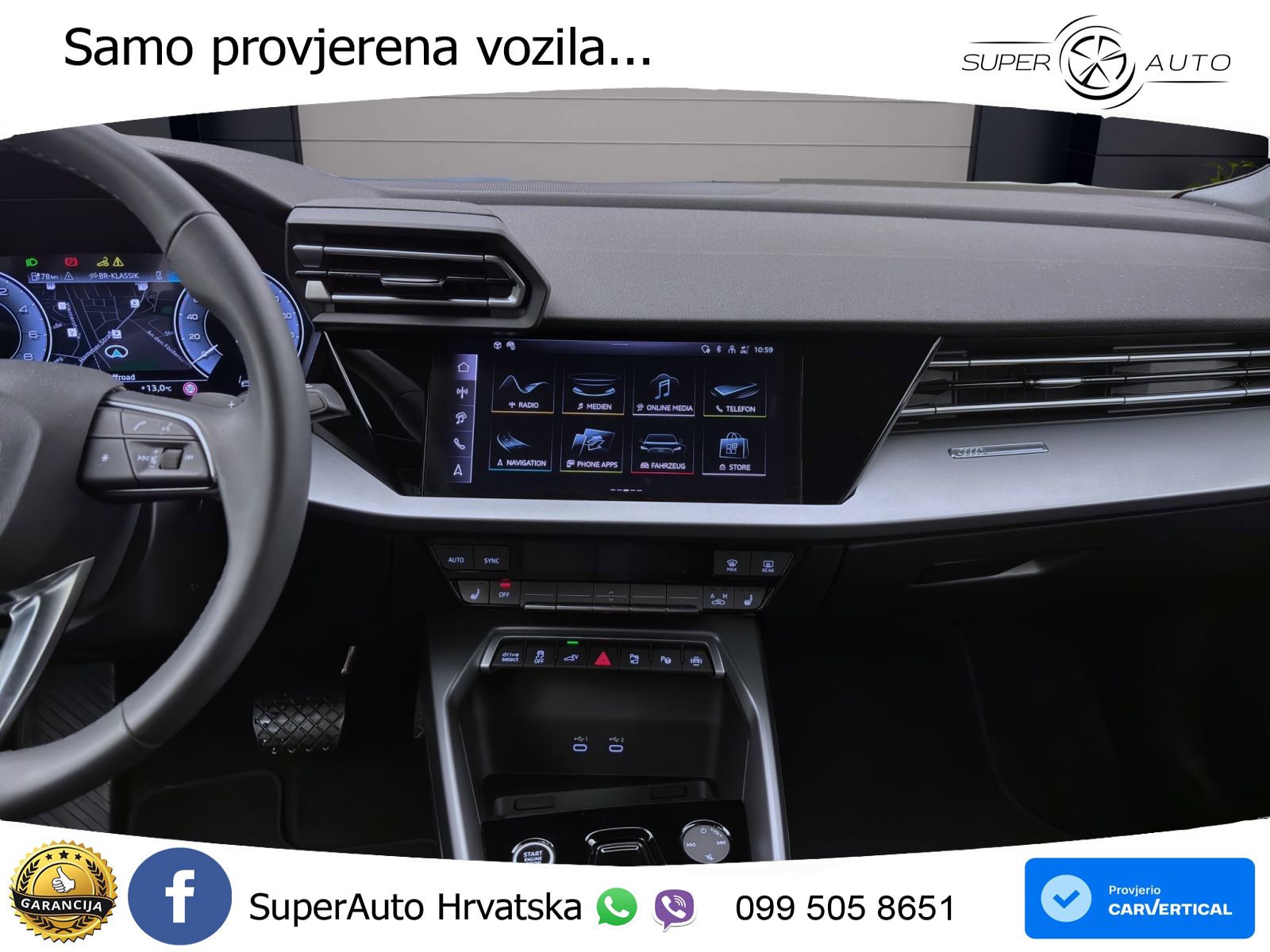 Audi A3 Sportback 40 TFSI e (204 KS) Plug-in Hybrid S tronic advanced LED+GR SJED+ACC