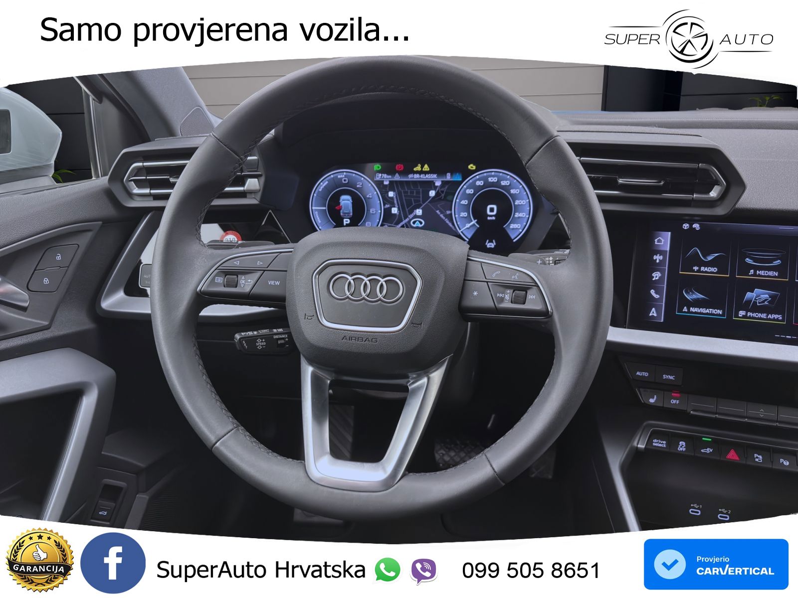 Audi A3 Sportback 40 TFSI e (204 KS) Plug-in Hybrid S tronic advanced LED+GR SJED+ACC