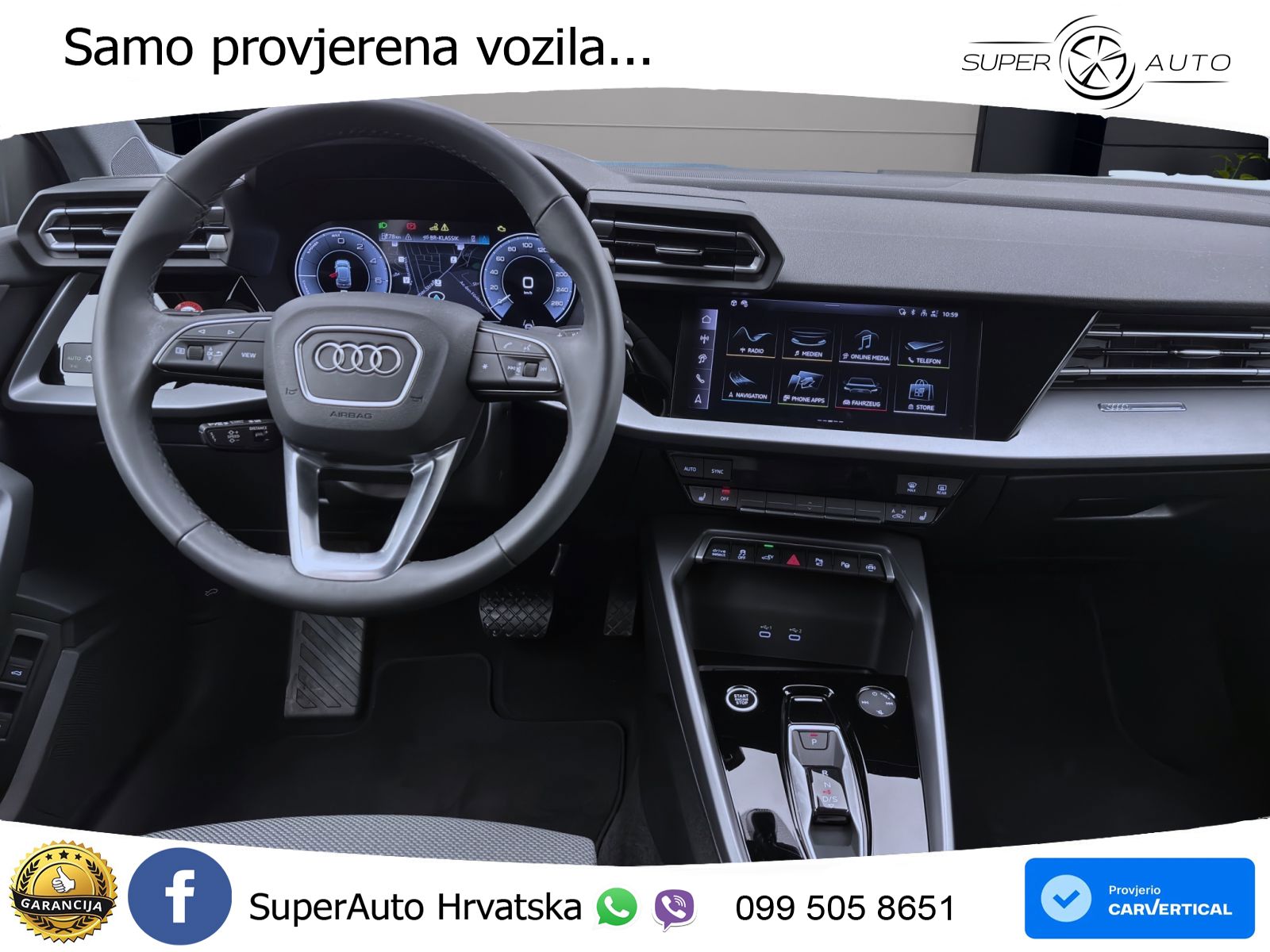 Audi A3 Sportback 40 TFSI e (204 KS) Plug-in Hybrid S tronic advanced LED+GR SJED+ACC