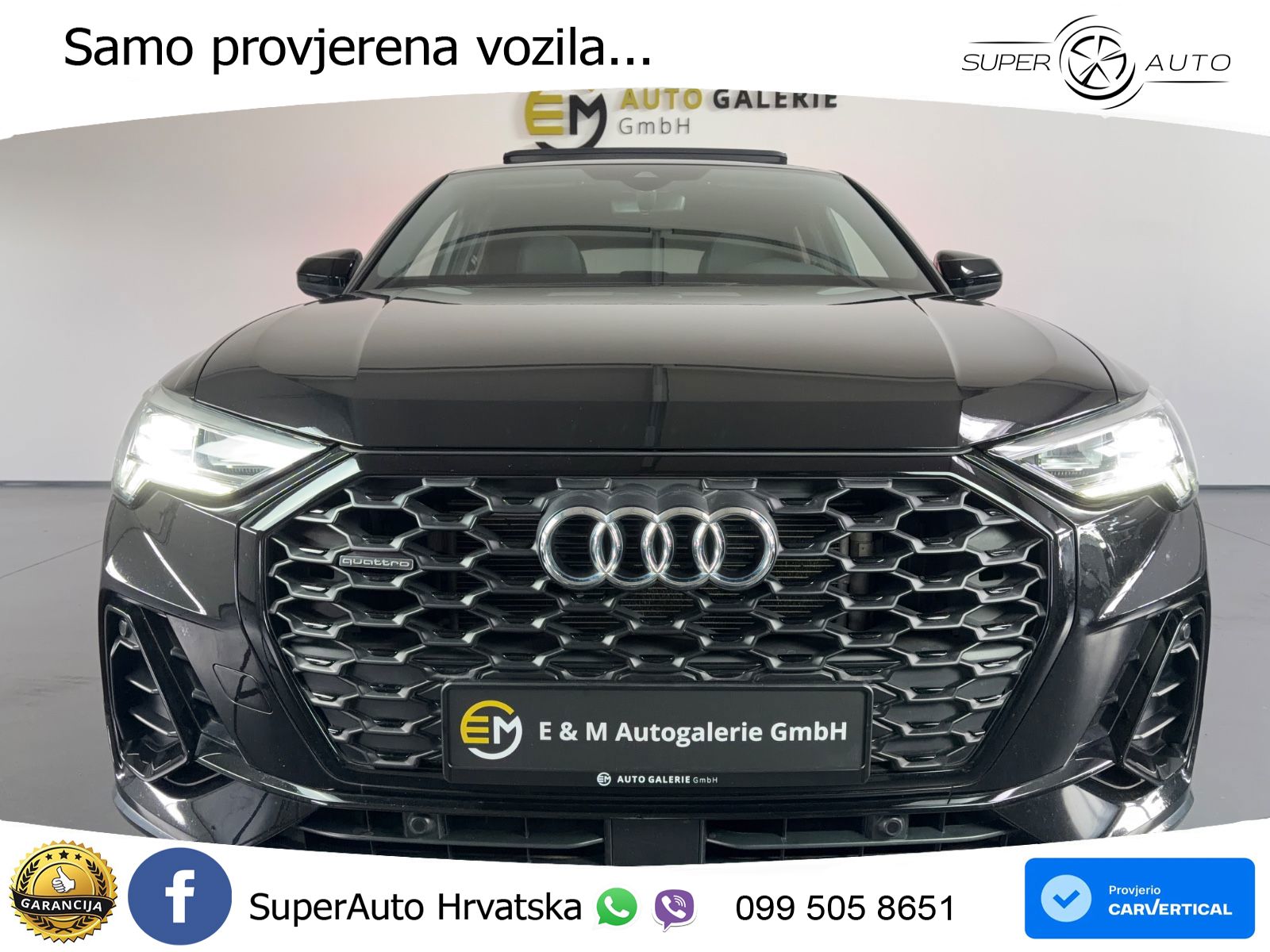 Audi Q3 II Sportback 40 TFSI (190 KS) quattro S tronic S line LED+GR SJED+ACC