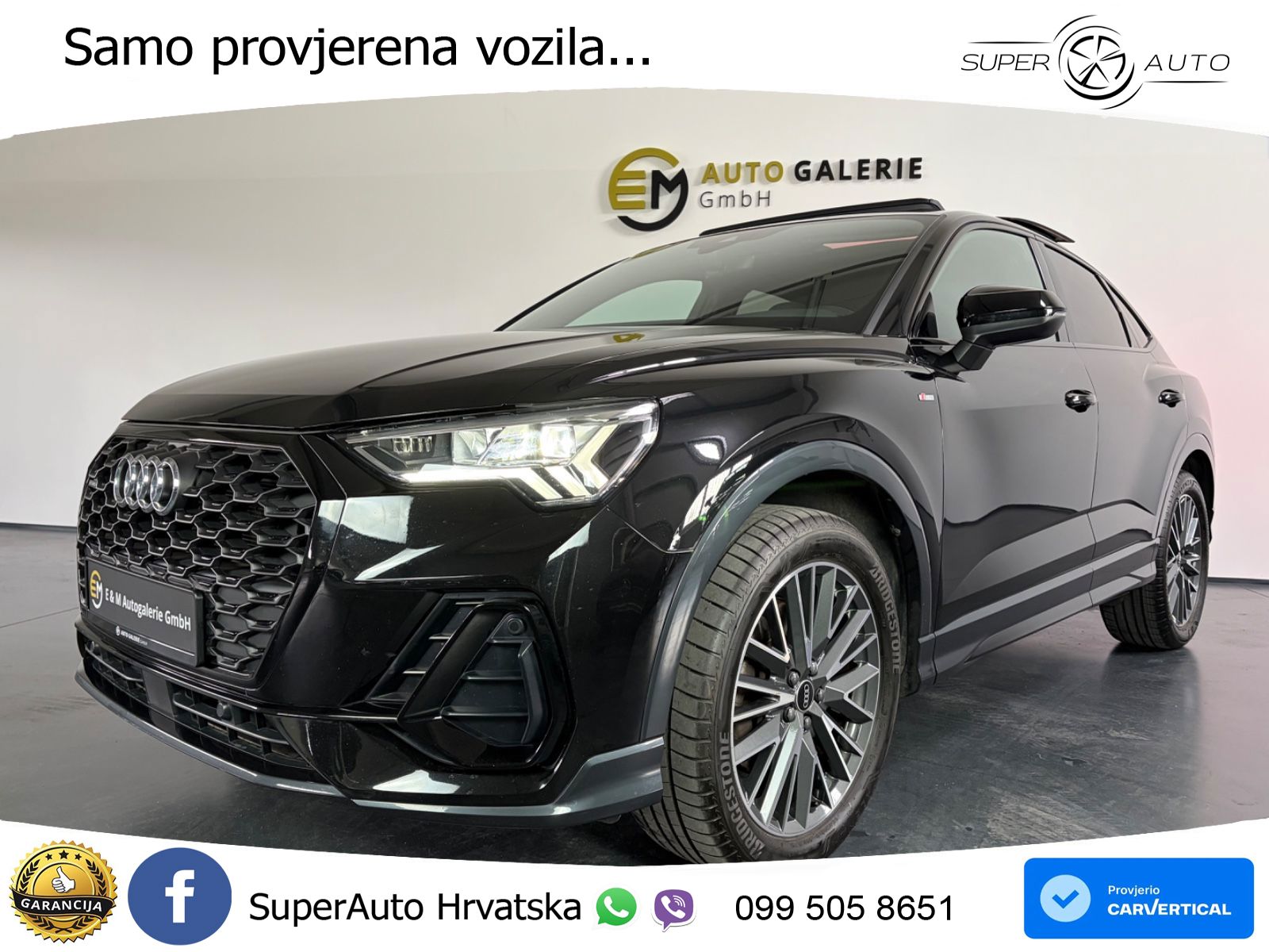 Audi Q3 II Sportback 40 TFSI (190 KS) quattro S tronic S line LED+GR SJED+ACC