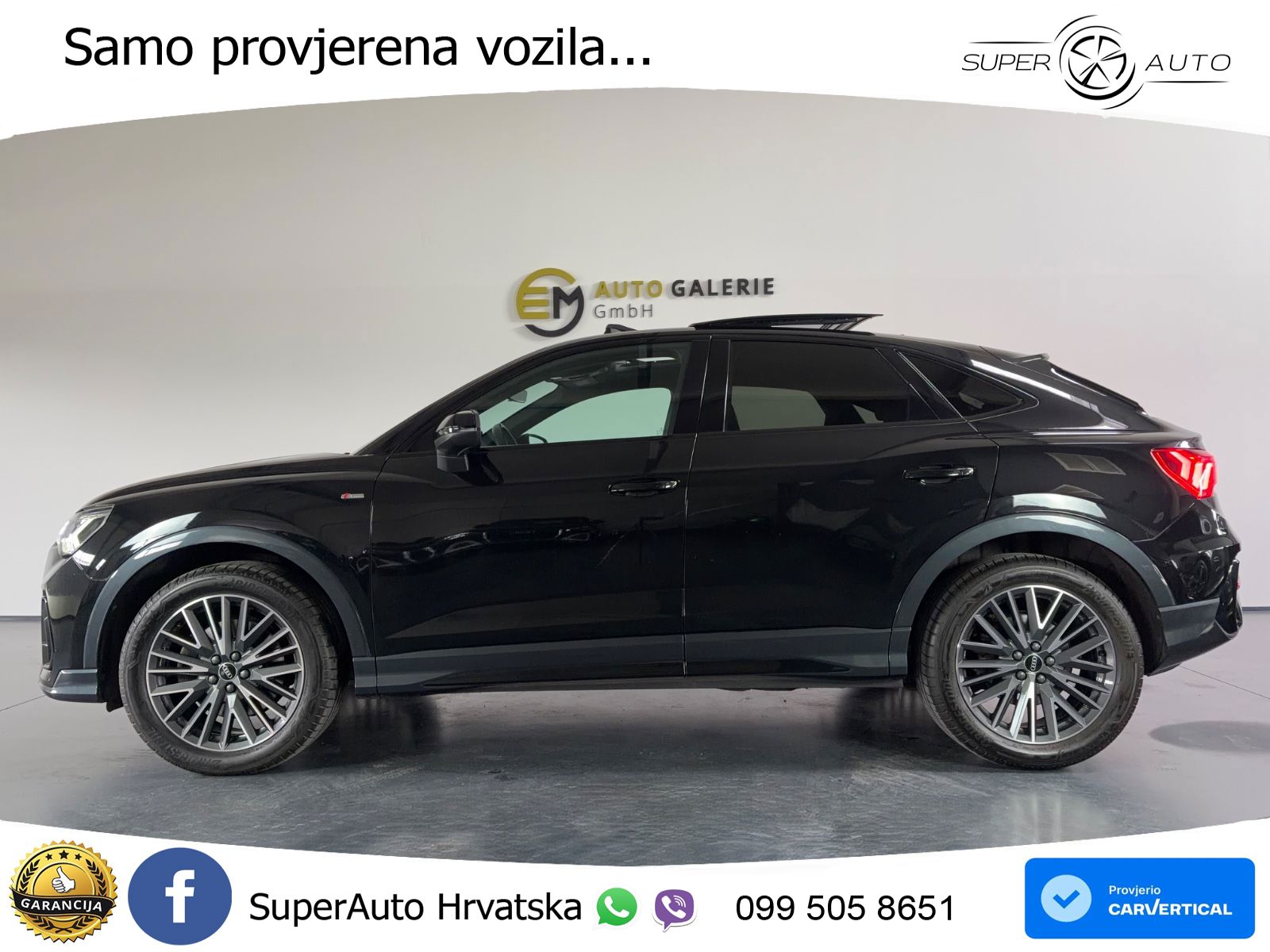 Audi Q3 II Sportback 40 TFSI (190 KS) quattro S tronic S line LED+GR SJED+ACC