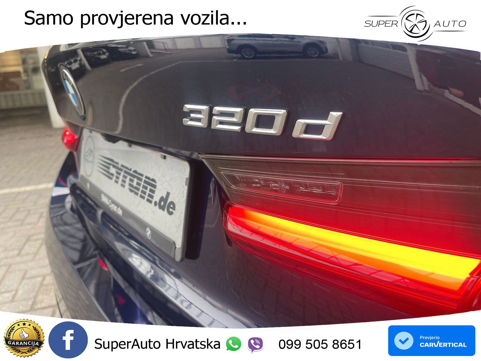 BMW 320d (190 KS) Steptronic LED+GR SJED+ACC