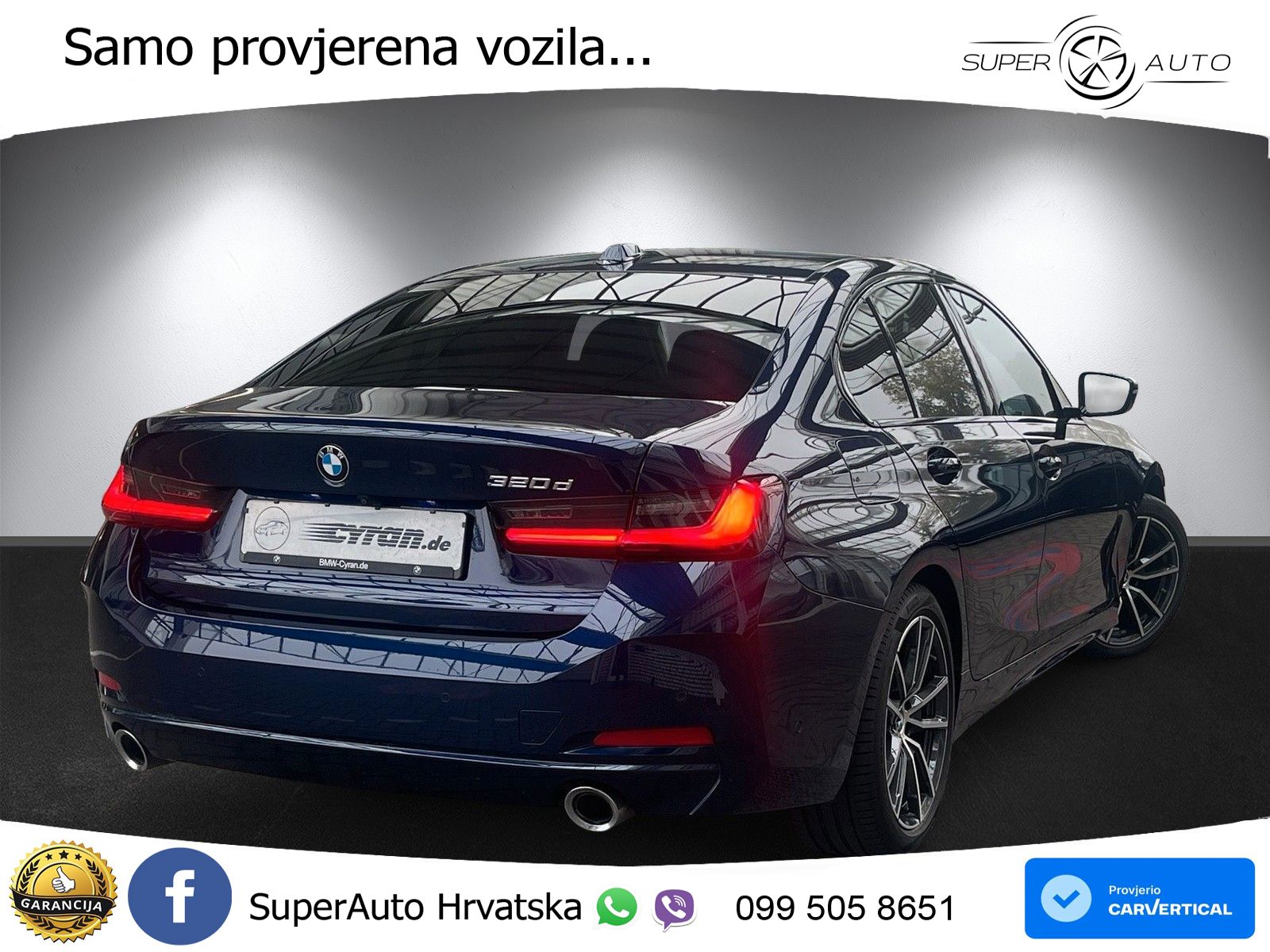 BMW 320d (190 KS) Steptronic LED+GR SJED+ACC