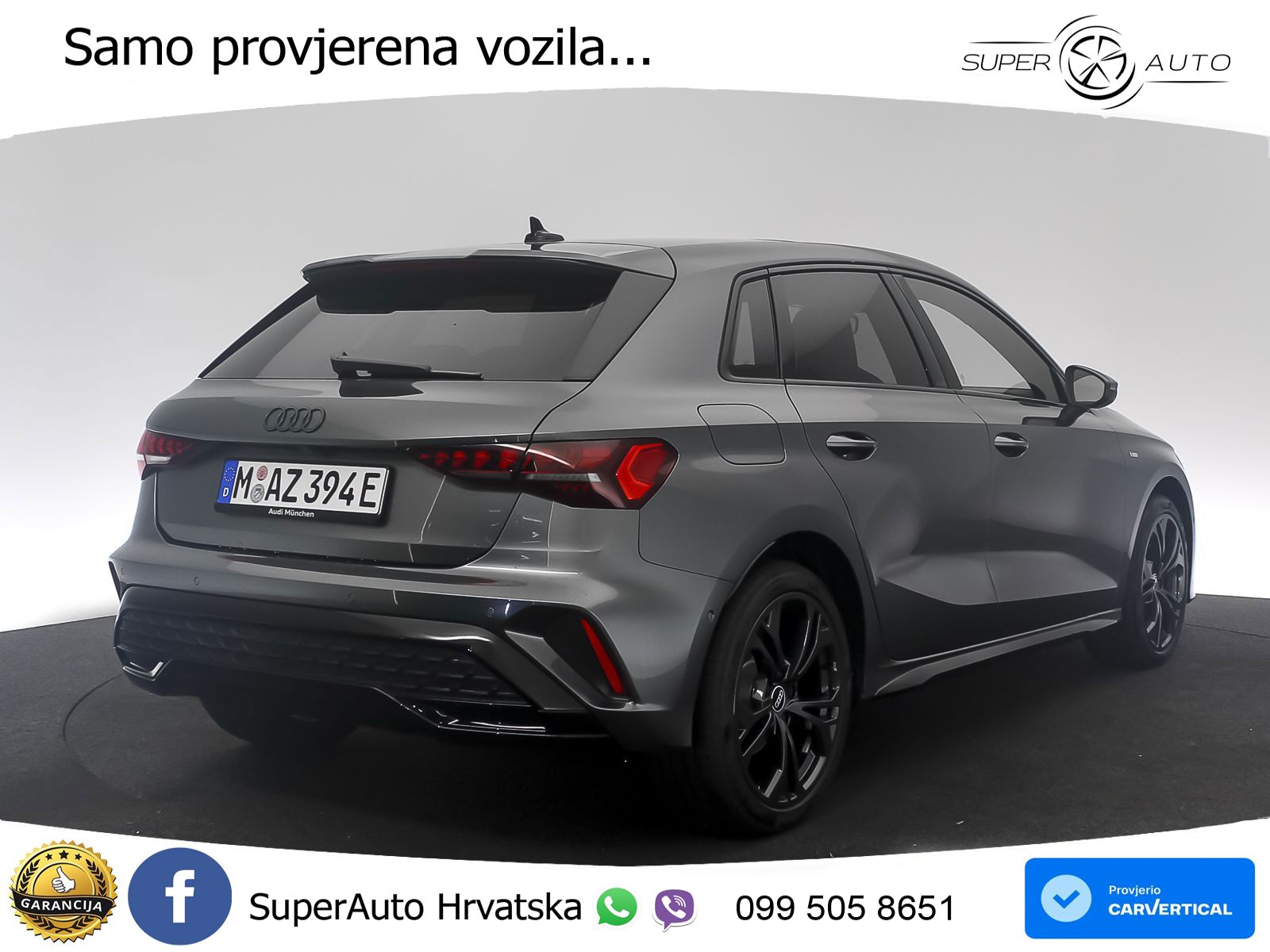 Audi A3 Sportback 40 TFSI e (204 KS) Plug-in Hybrid S tronic S line MATRIX+GR SJED+KAM