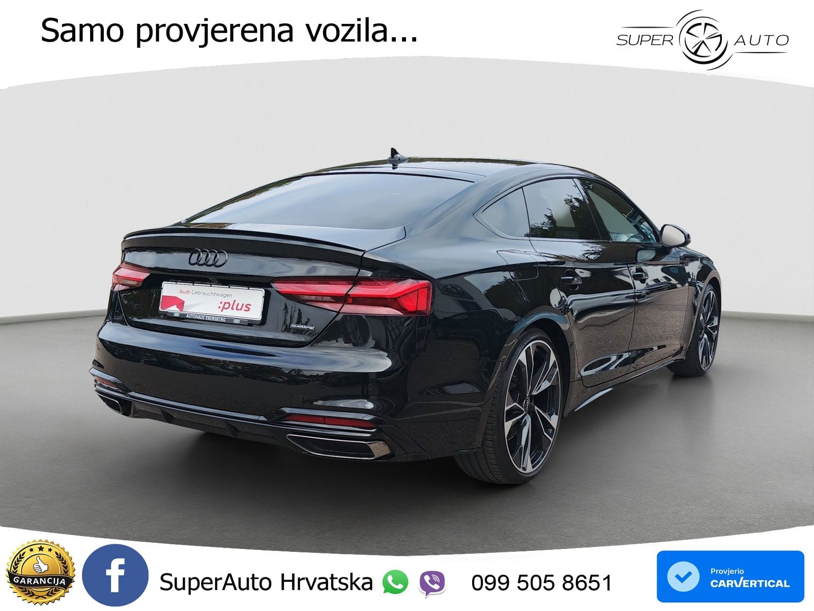 Audi A5 Sportback 40 TDI (204 KS) quattro S tronic S line MATRIX+GR SJED+KAM