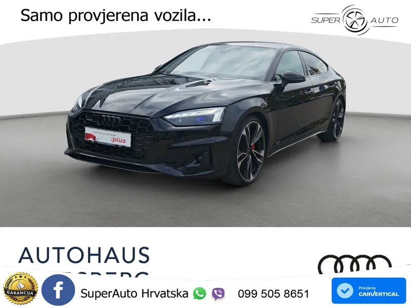 Audi A5 Sportback 40 TDI (204 KS) quattro S tronic S line MATRIX+GR SJED+KAM