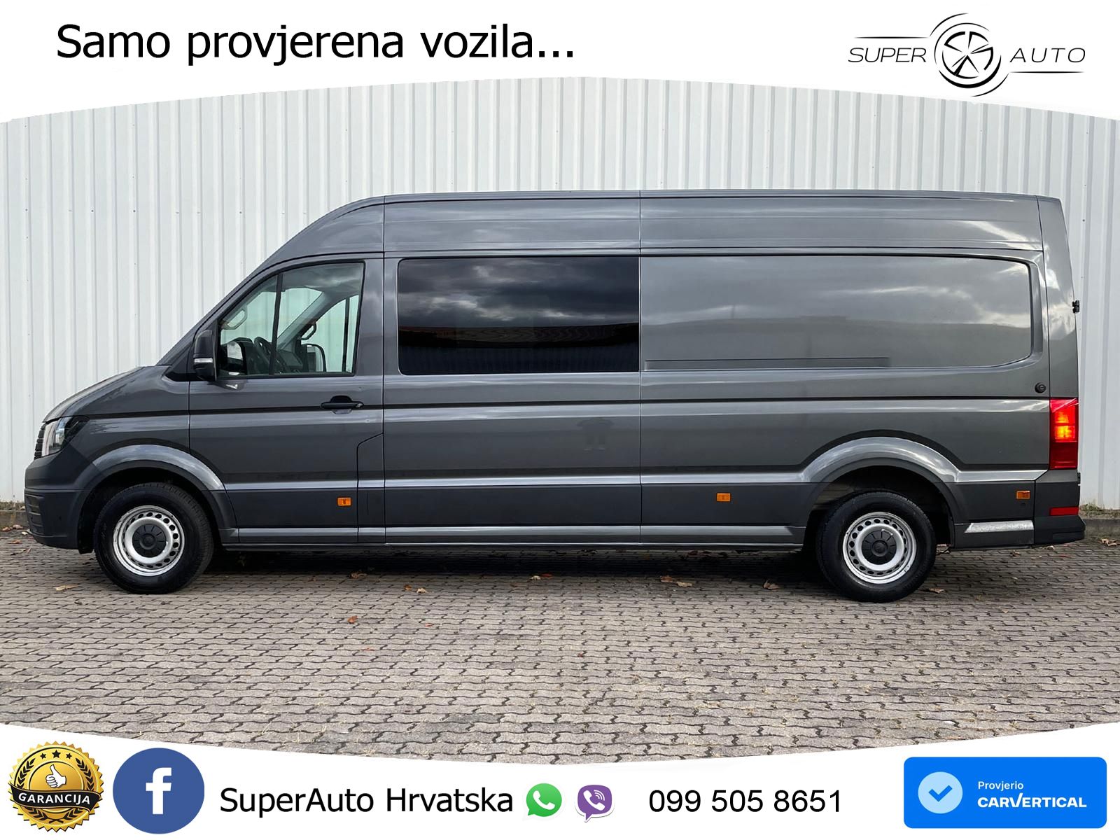 Volkswagen Crafter MIXTO 35 L4H3 DAB AHK oh.Schäden 5J.Gar 177 KS