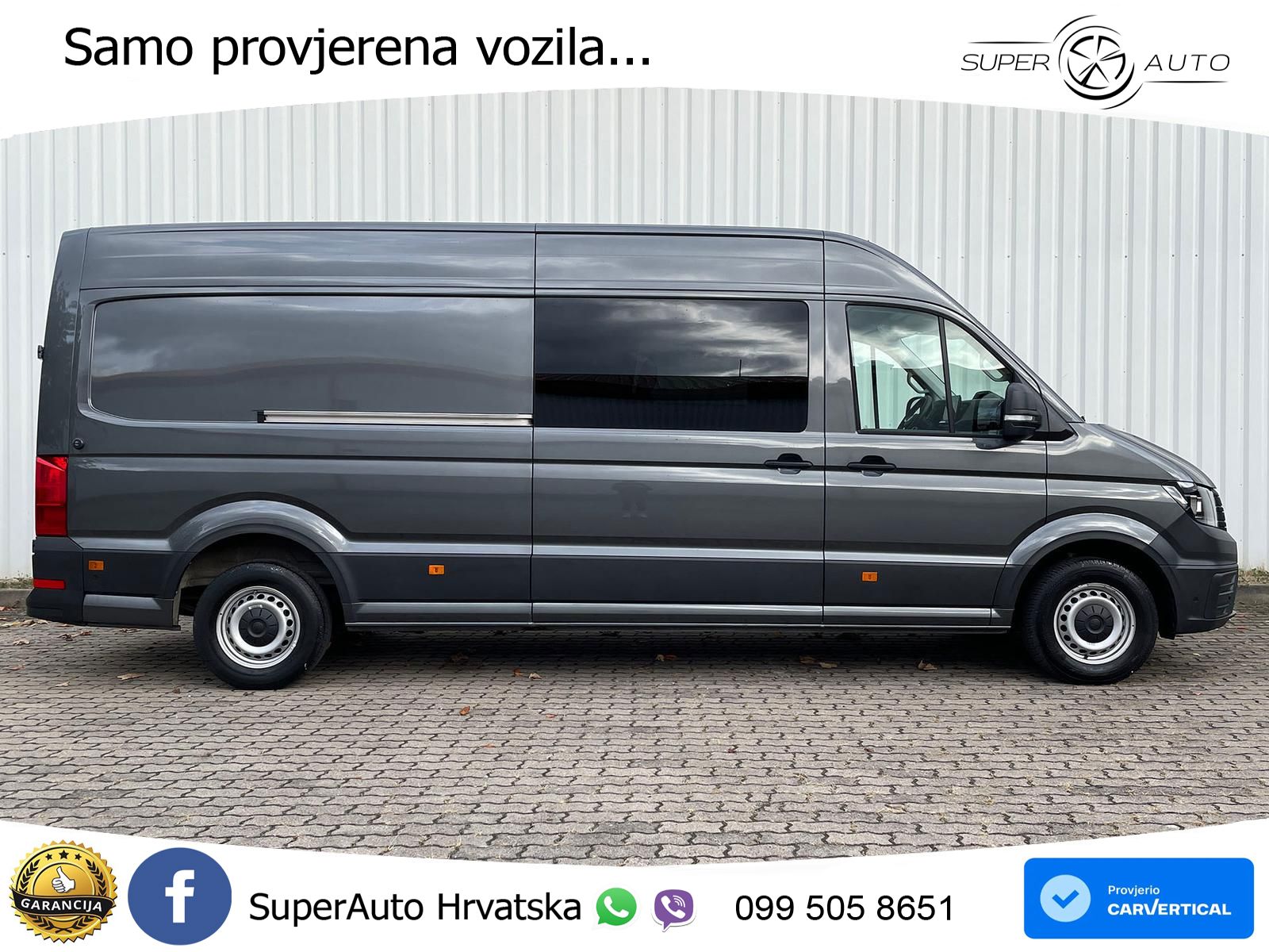 Volkswagen Crafter MIXTO 35 L4H3 DAB AHK oh.Schäden 5J.Gar 177 KS