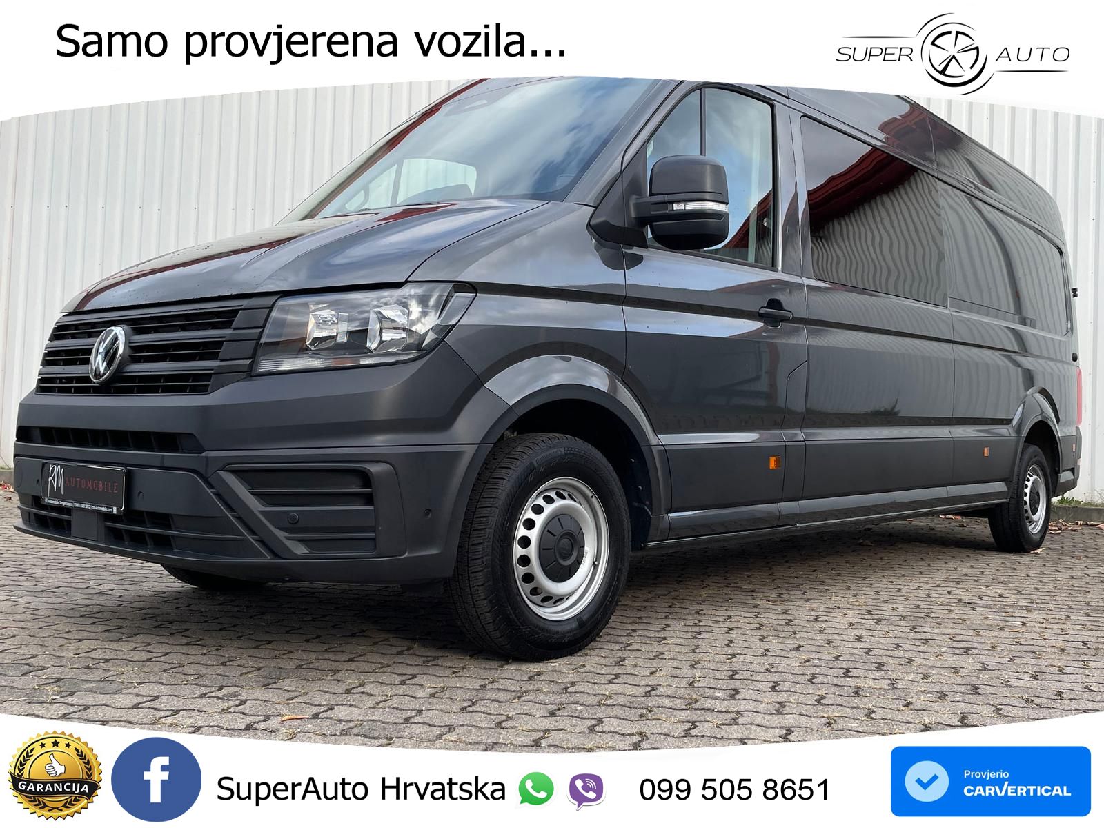 Volkswagen Crafter MIXTO 35 L4H3 DAB AHK oh.Schäden 5J.Gar 177 KS