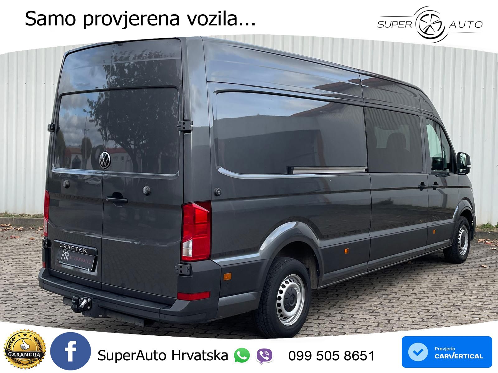 Volkswagen Crafter MIXTO 35 L4H3 DAB AHK oh.Schäden 5J.Gar 177 KS